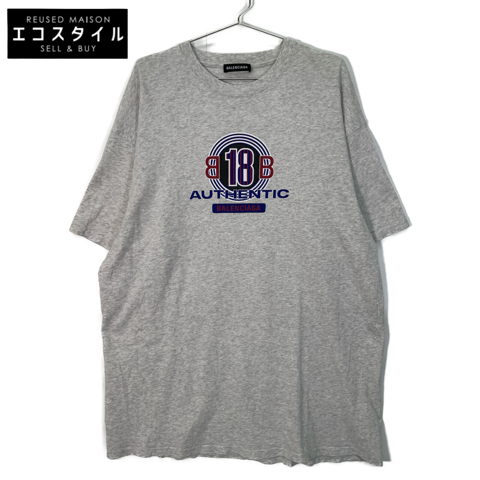 BALENCIAGA◆BBロゴ/Tシャツ/M/コットン/WHT/無地/504156 楽天市場】BALENCIAGA バレンシアガ【国内正規☆17年製】504156