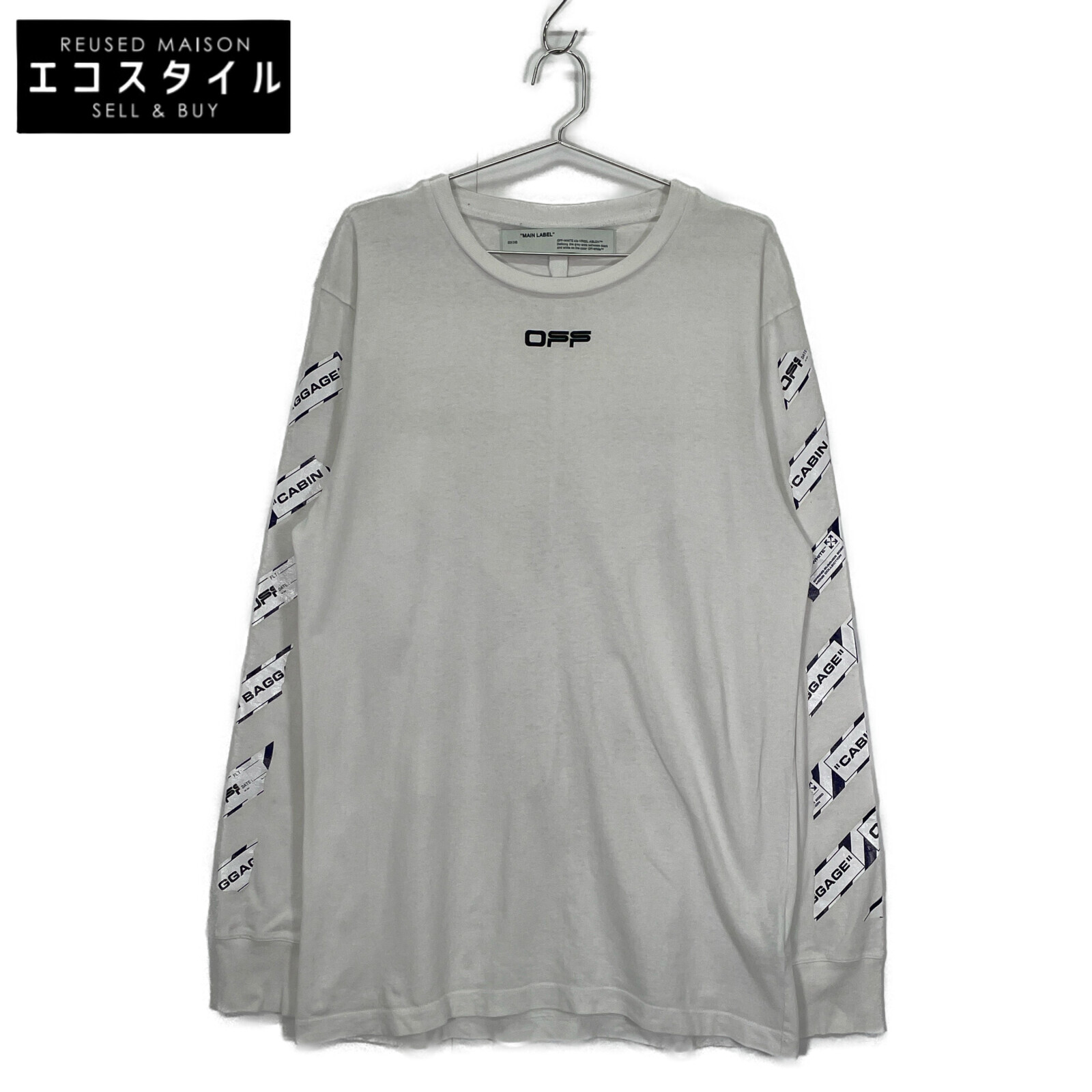 楽天市場】オフホワイト OFF-WHITE メンズ トップス ロンT 長袖