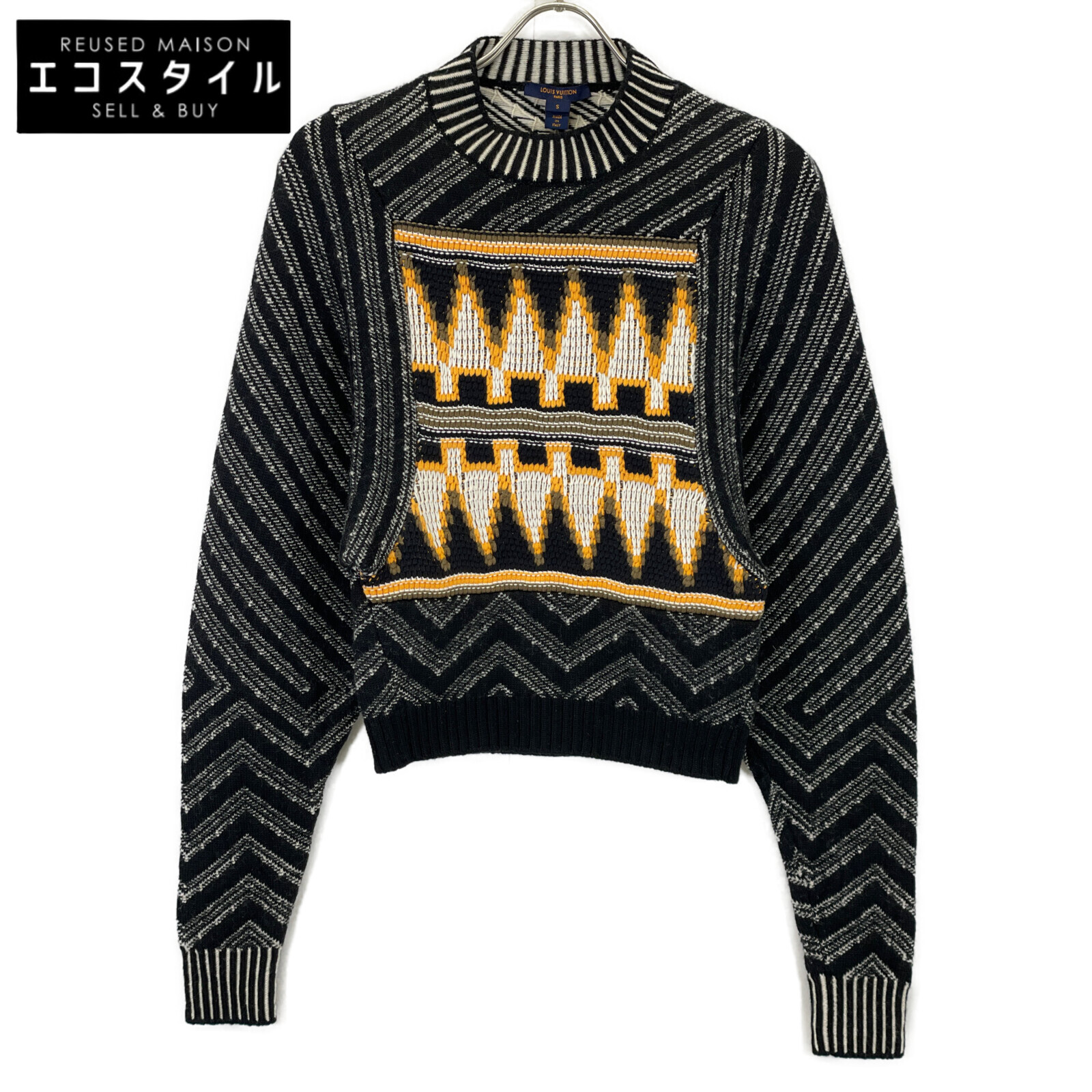 楽天市場】ルイヴィトン LOUIS VUITTON 23SS カシミヤ アームロゴ