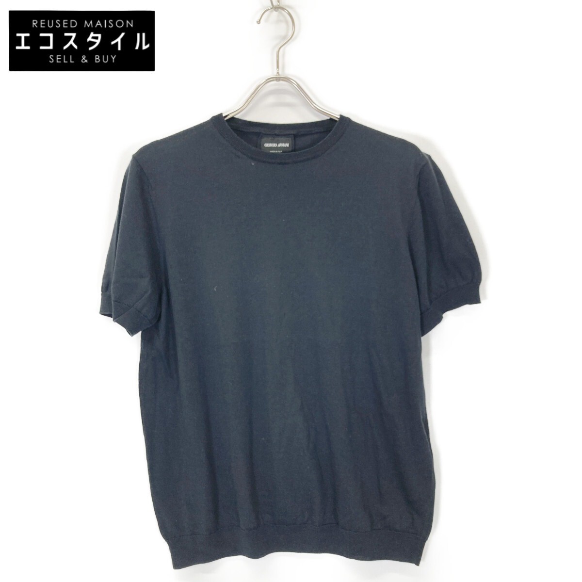 新品！GIORGIO ARMANI ジョルジオ アルマーニ 半袖ニット 46 楽天市場】GIORGIO ARMANI ジョルジオアルマーニ サイズ:46 21AW