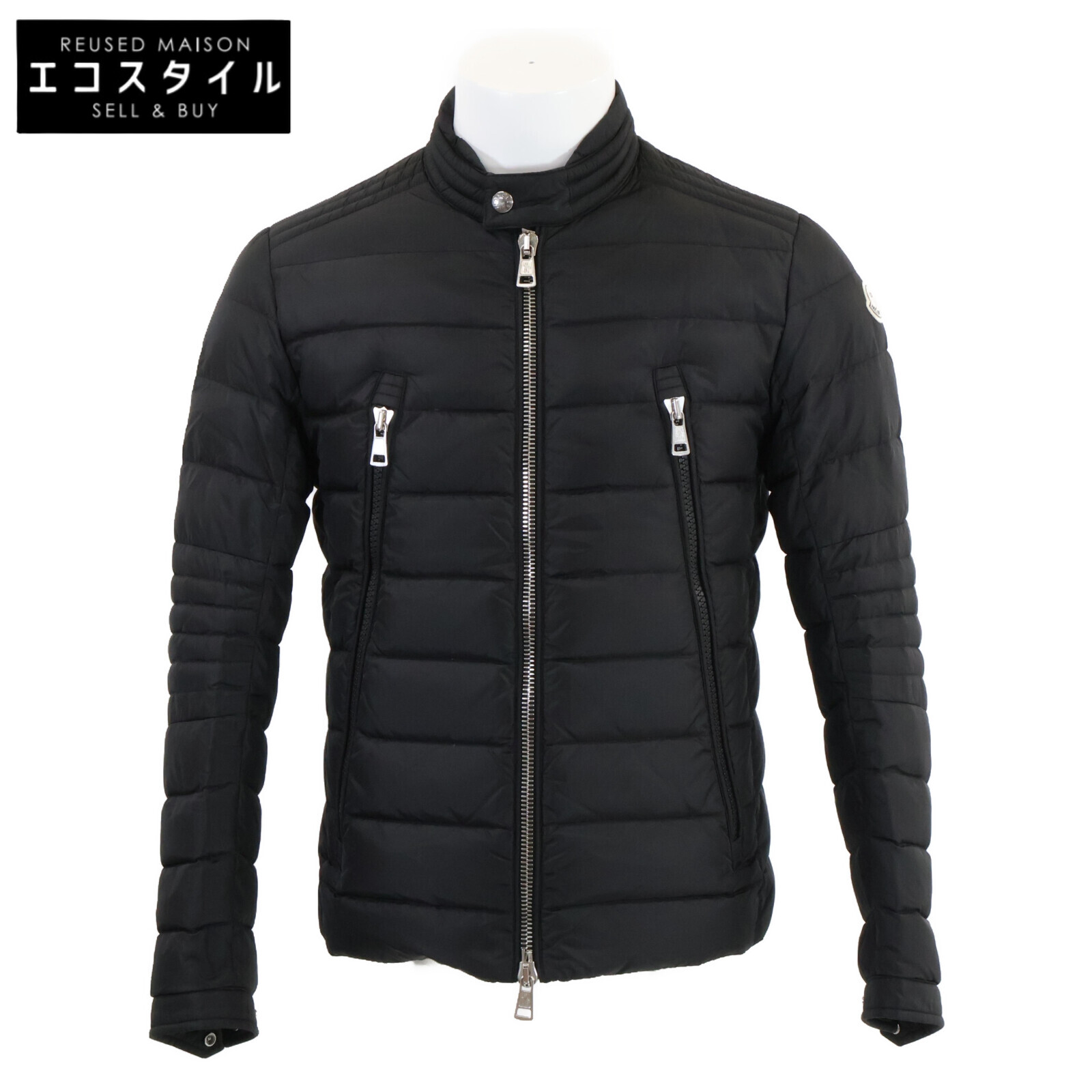 ヒロ様　モンクレール ダウンジャケット　AMIOT サイズ2 ブラック Amiotダウンジャケット : ショートダウンジャケット 向けの