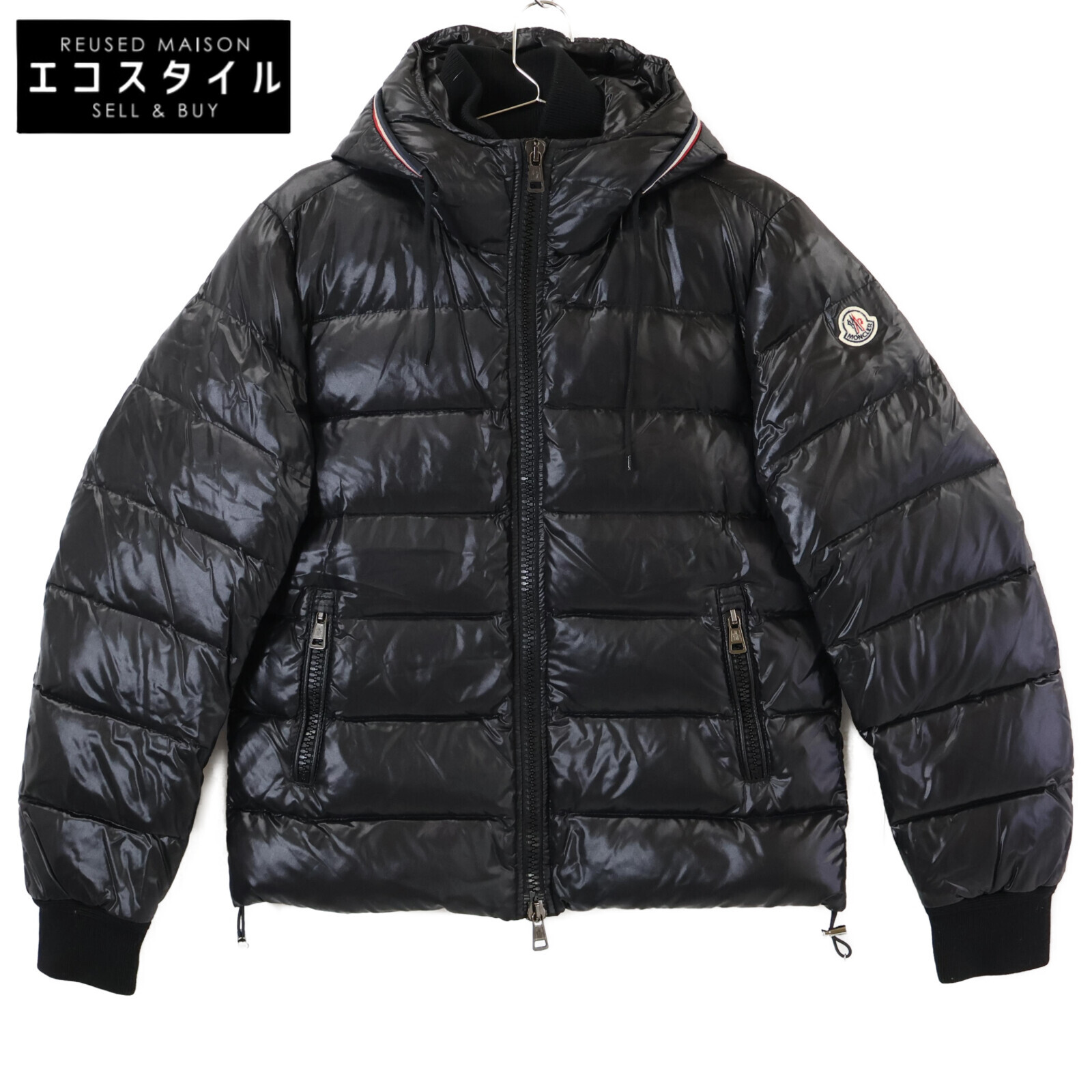 MONCLERモンクレール　ARUM アルム　フードダウンコート　ブラック　1 moncler-139_01.jpg