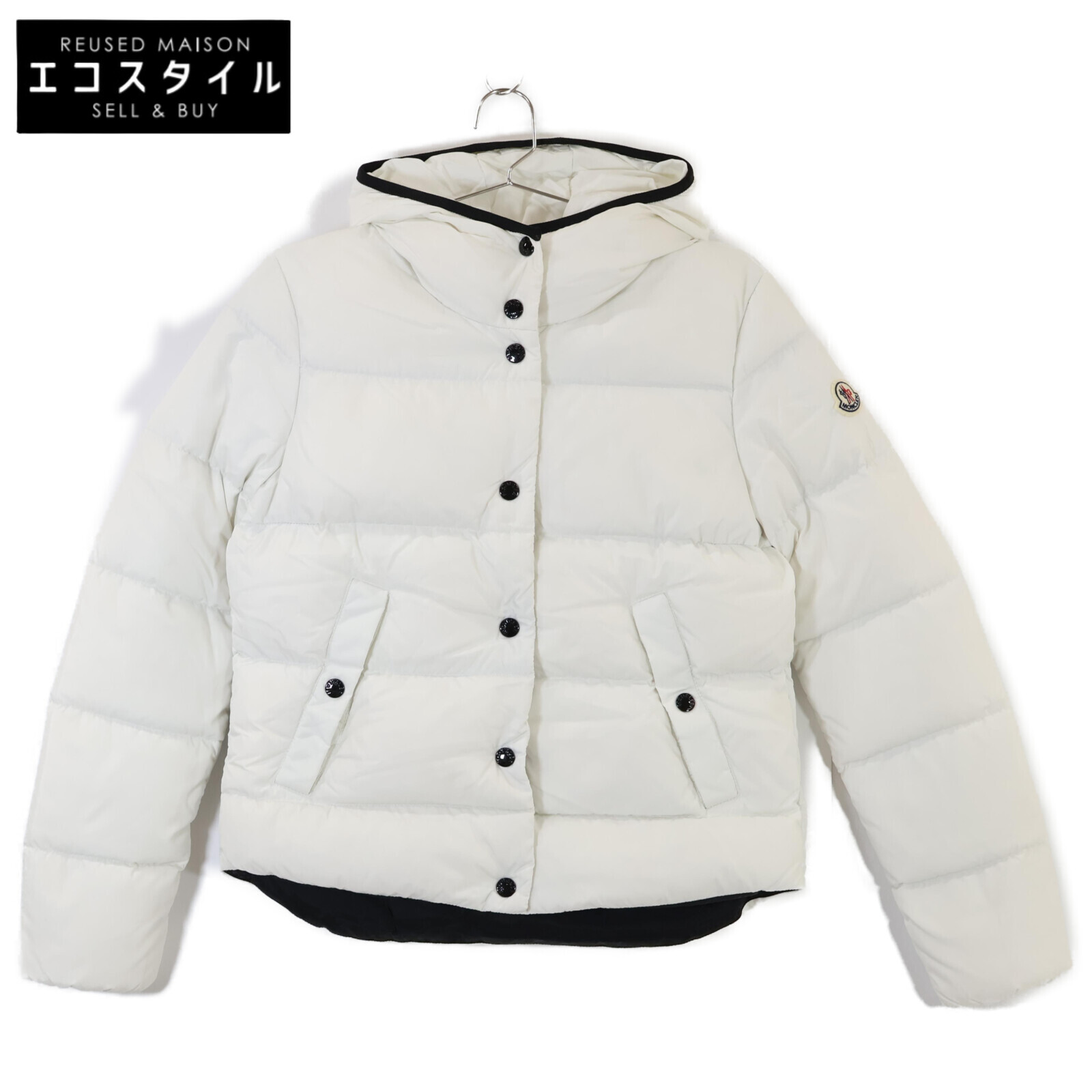 MONCLER - モンクレール 【美品】SERRE フリルスリーブ フーデッドダウン 2 MONCLER - モンクレール 【美品】SERRE フリルスリーブ