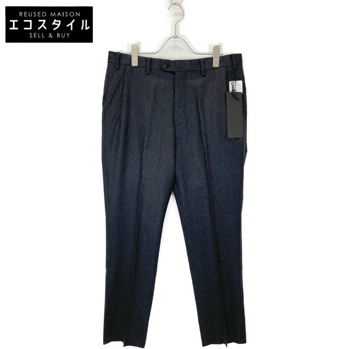 ランバン　黒　パンツ LANVIN en Bleu｜ランバンオンブルーのスラックス（ブラック