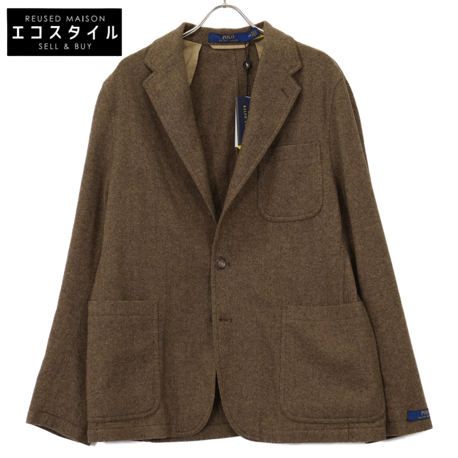 現行タグ⭐︎POLO RALPH LAUREN テーラードジャケット ヘリンボーン ヘリンボーン リネンブレンド ブレザー （テーラードジャケット