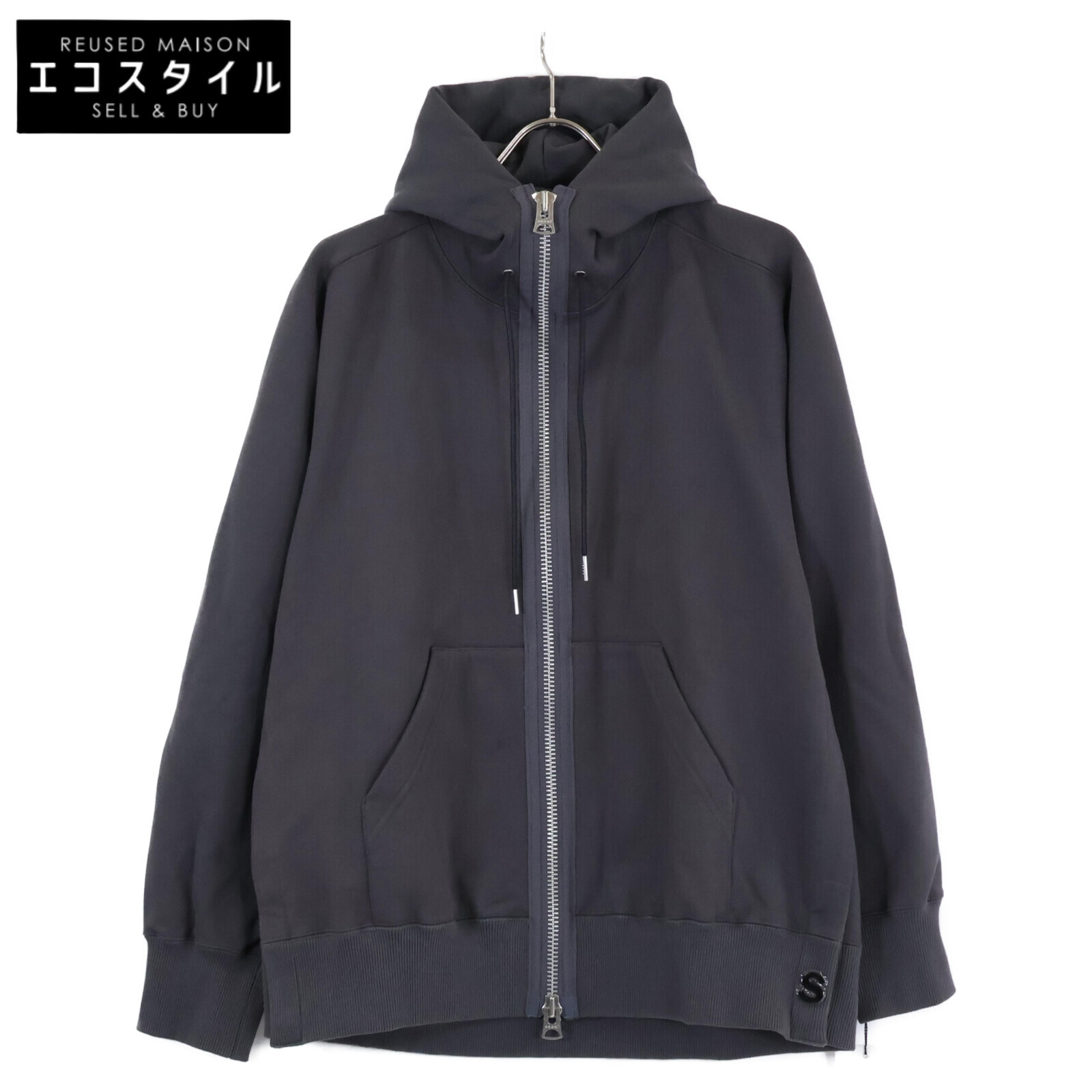 完売品 サカイ Sacaiスポンジ スウェット　フーディーパーカー　グレー sacai サカイ 23AW Sponge Sweat Hoodie スポンジスウェット