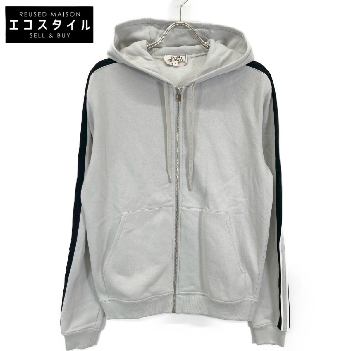 楽天市場】HERMES エルメス パーカー Run H ラン H457750HA01LA