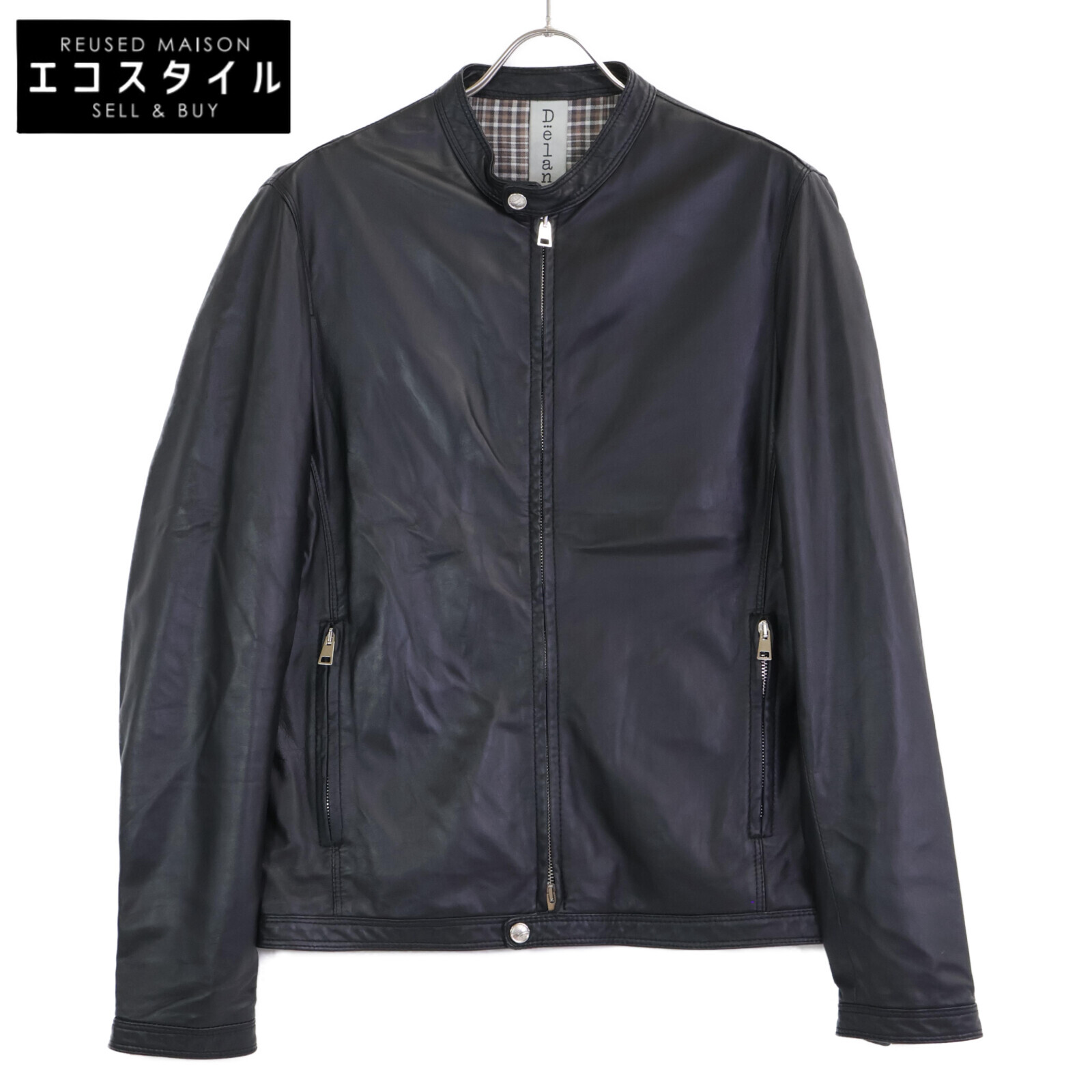 A/W DIRAIN ディレイン レザージャケット 2 楽天市場】【DIRAIN】ディレイン牛革 レザー ジップアップ