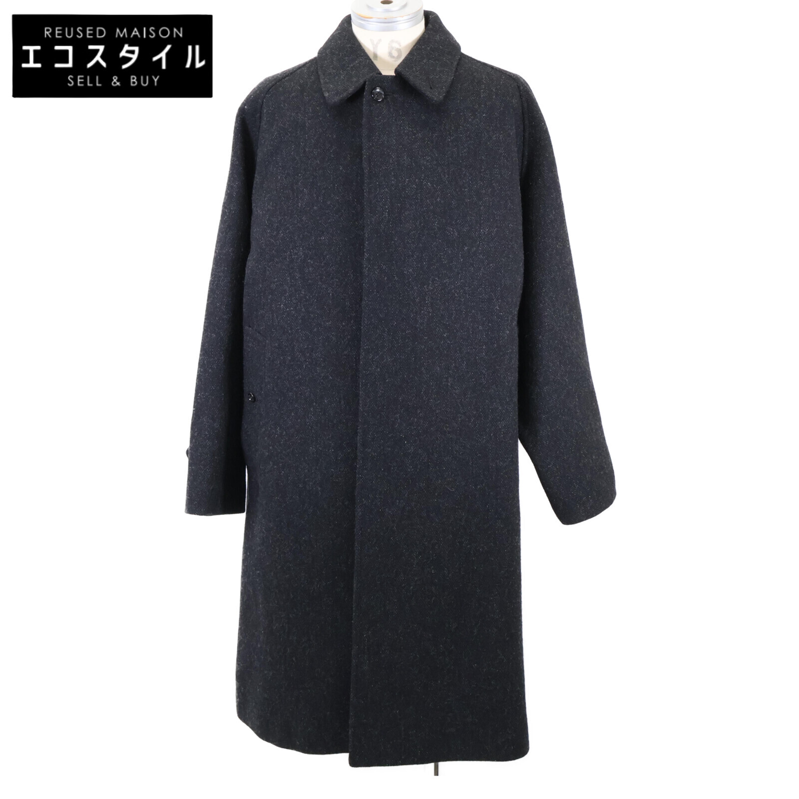 【美品】アナトミカ ベンタイル シングルラグランステンカラーコート ネイビー 552-01-c1.jpg?fitin=720:720