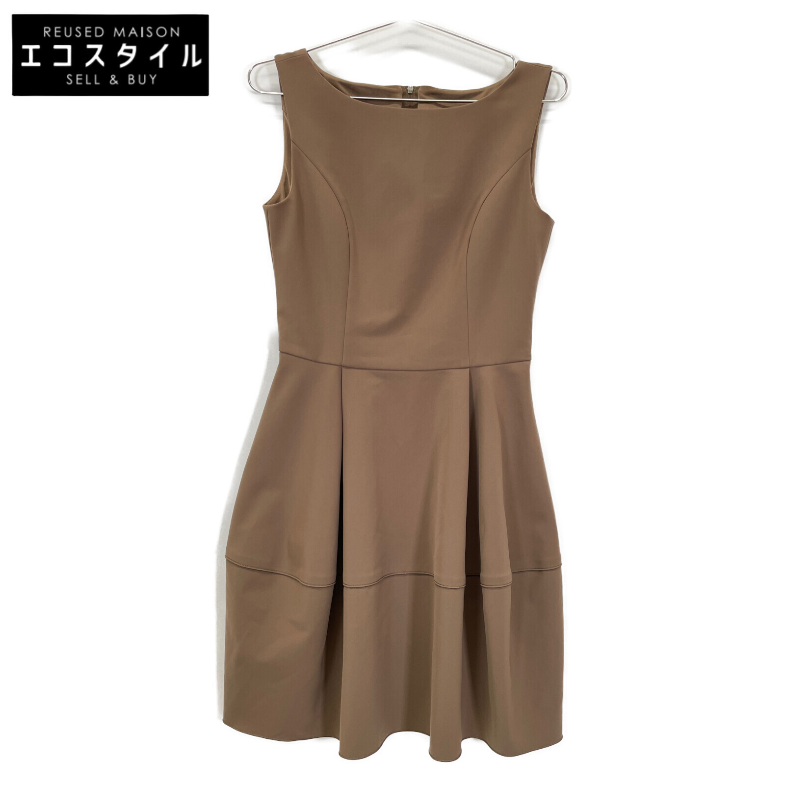 ♡♡FOXEY NEW YORK　ストレッチグログランワンピース ♡♡ 新品☆FOXEY☆フォクシーニューヨーク☆ワンピース☆モカ