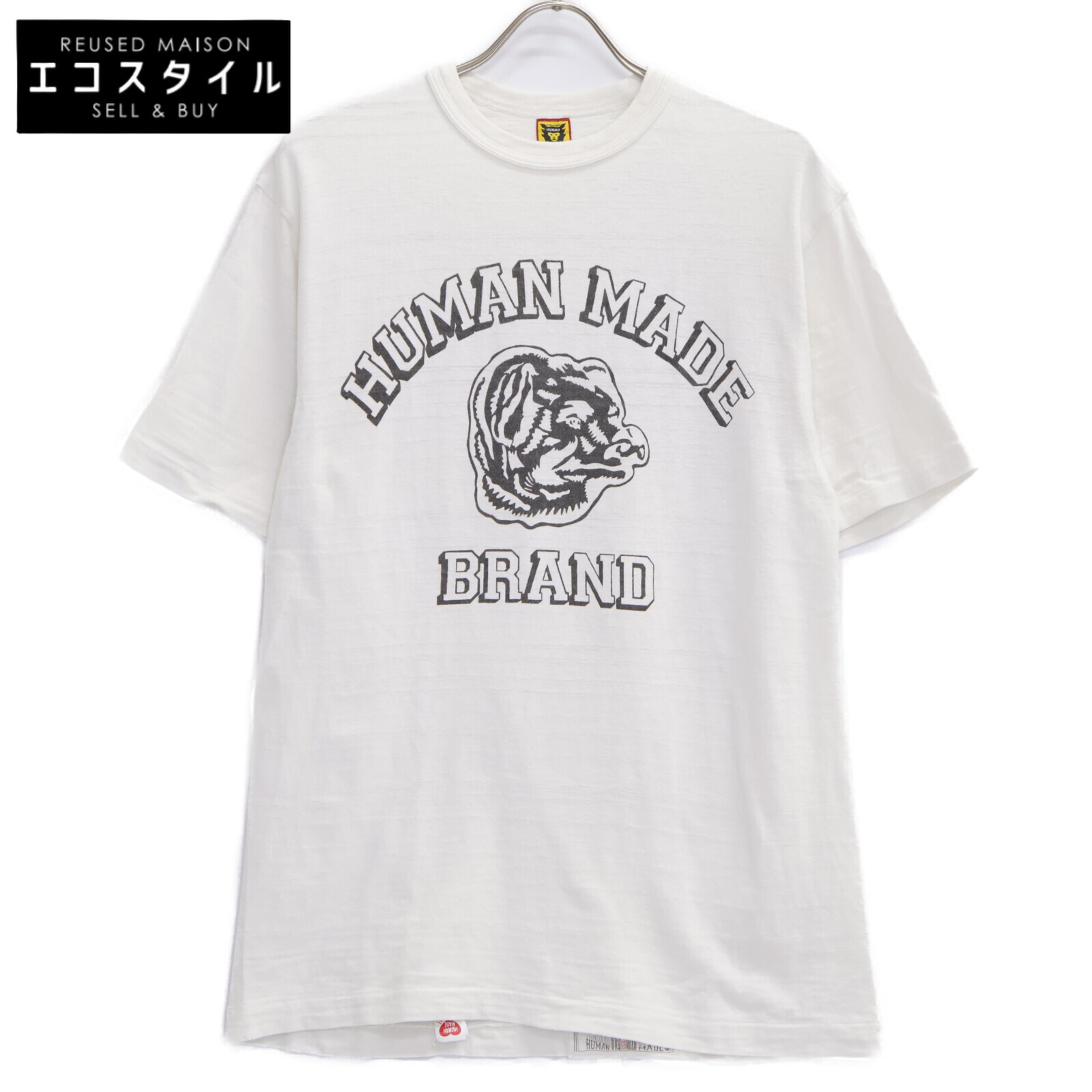 関税送料込【HUMAN MADE】ポケットTシャツ☆ホワイト ロゴ 無地 関税送料込【HUMAN MADE】ポケットTシャツ☆ホワイト ロゴ 無地