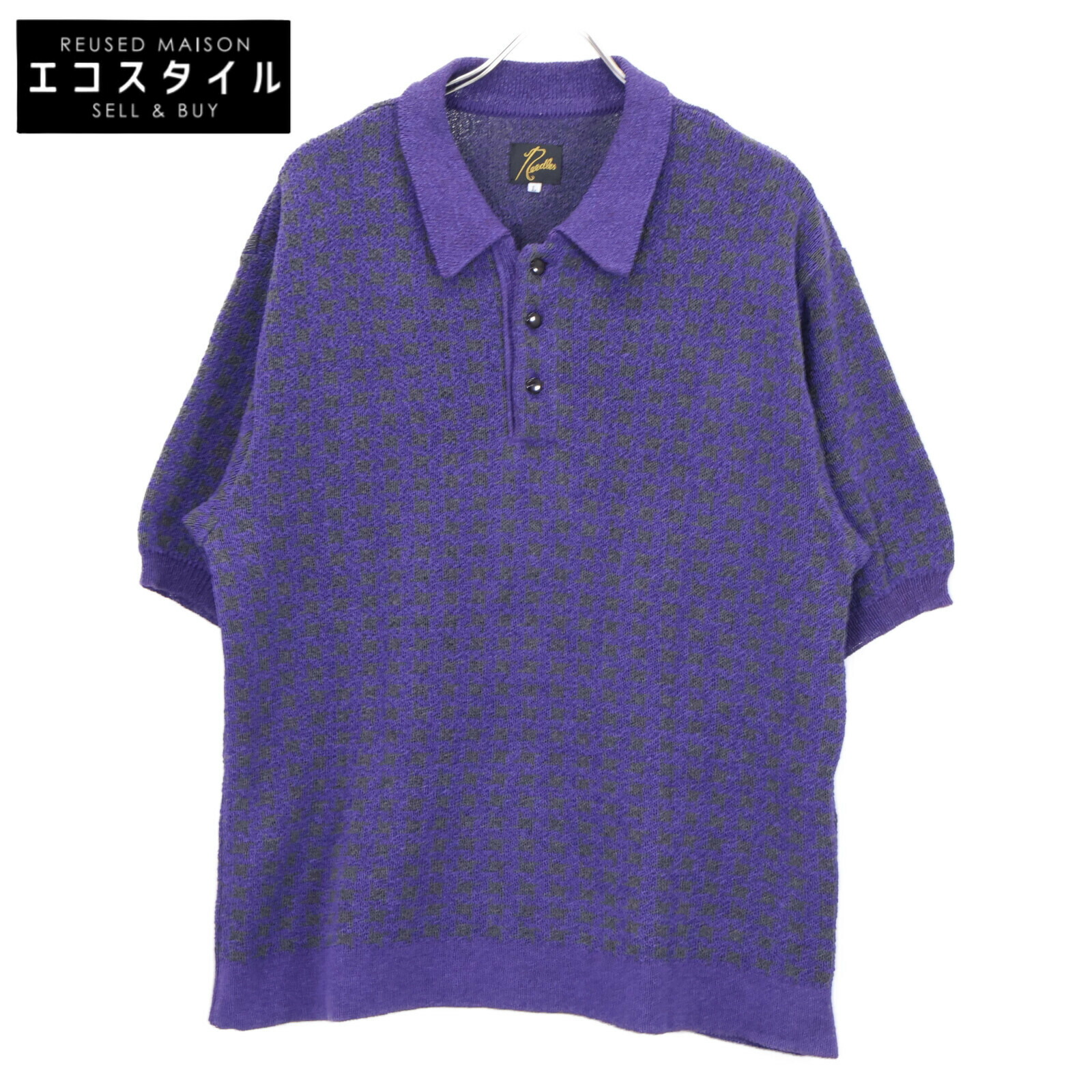楽天市場】NEEDLES 23aw x SSZ Track Polo Neck Shirt Size-M NS1564