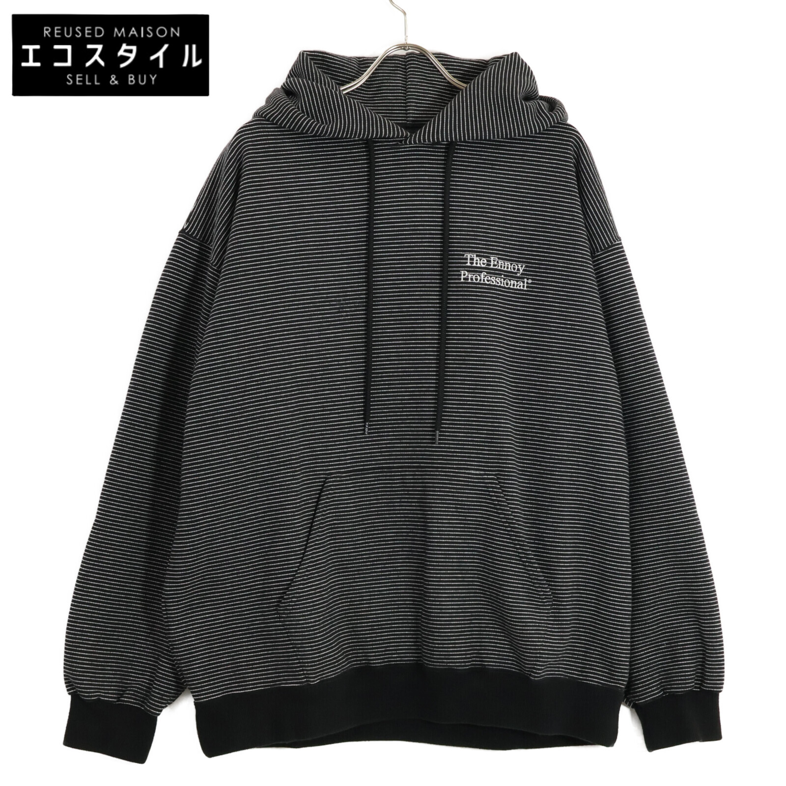 楽天市場】ENNOY(エンノイ) サイズ:XL 24AW Border Hoodie Sweat