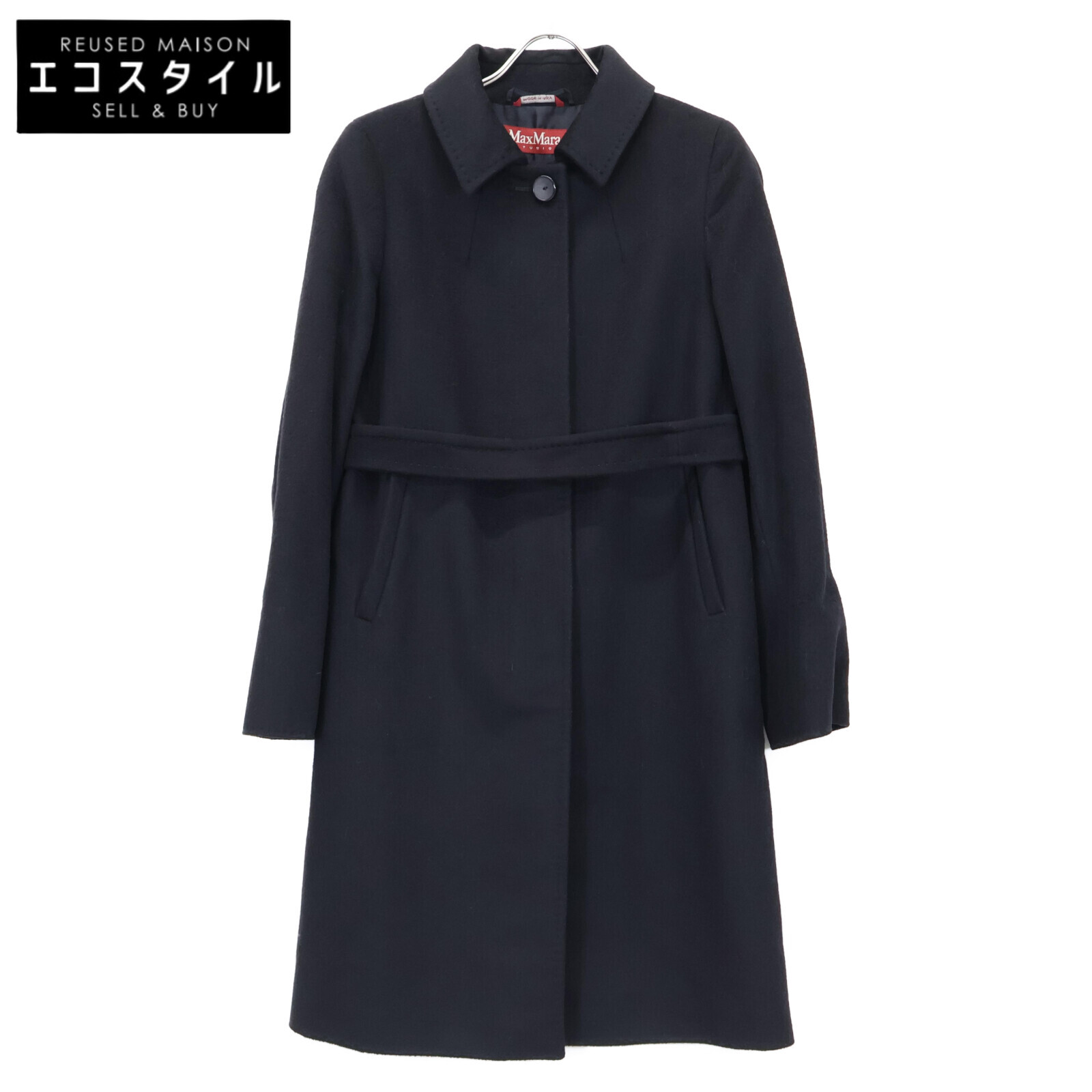 8173. MaxMara 銀タグ ピーコート ダブルボタン 42サイズ 8173. MaxMara 銀タグ ピーコート ダブルボタン 42サイズ