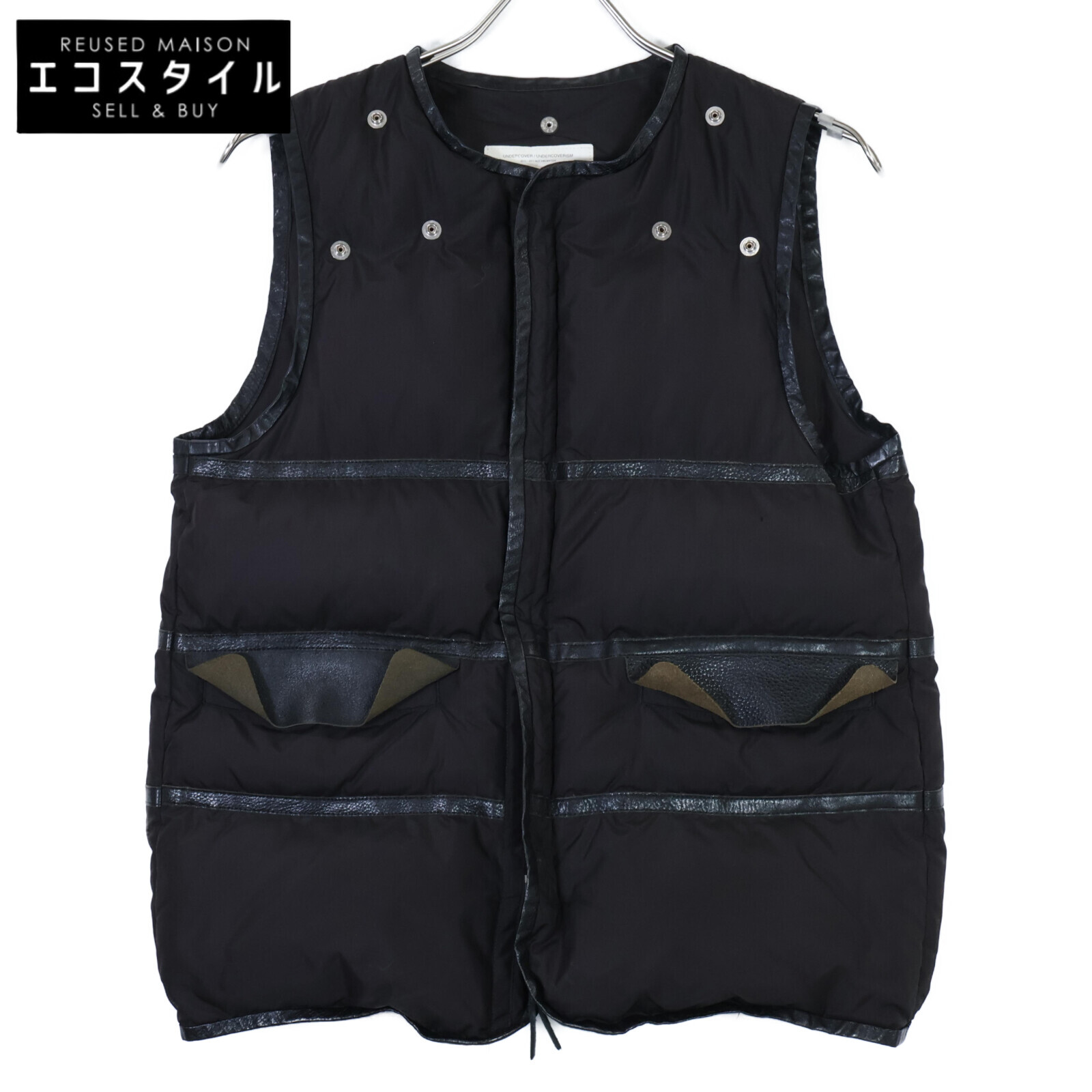 UNDERCOVER グレー レザーベスト 34 楽天市場】2【UNDER COVER アンダーカバー ライダースジャケット