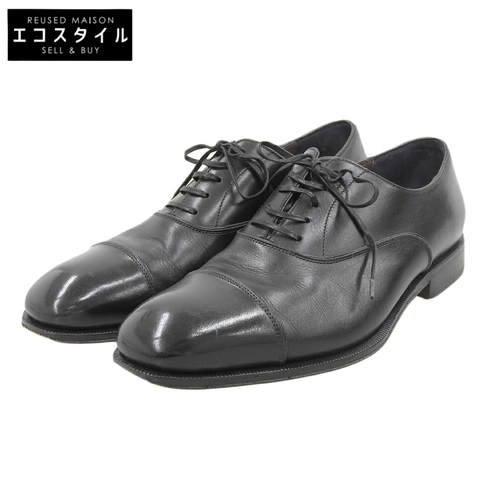 美品　サルヴァトーレフェラガモ　ウイングチップレザーシューズ　内羽根　黒 楽天市場】Salvatore Ferragamo サルヴァトーレ フェラガモ