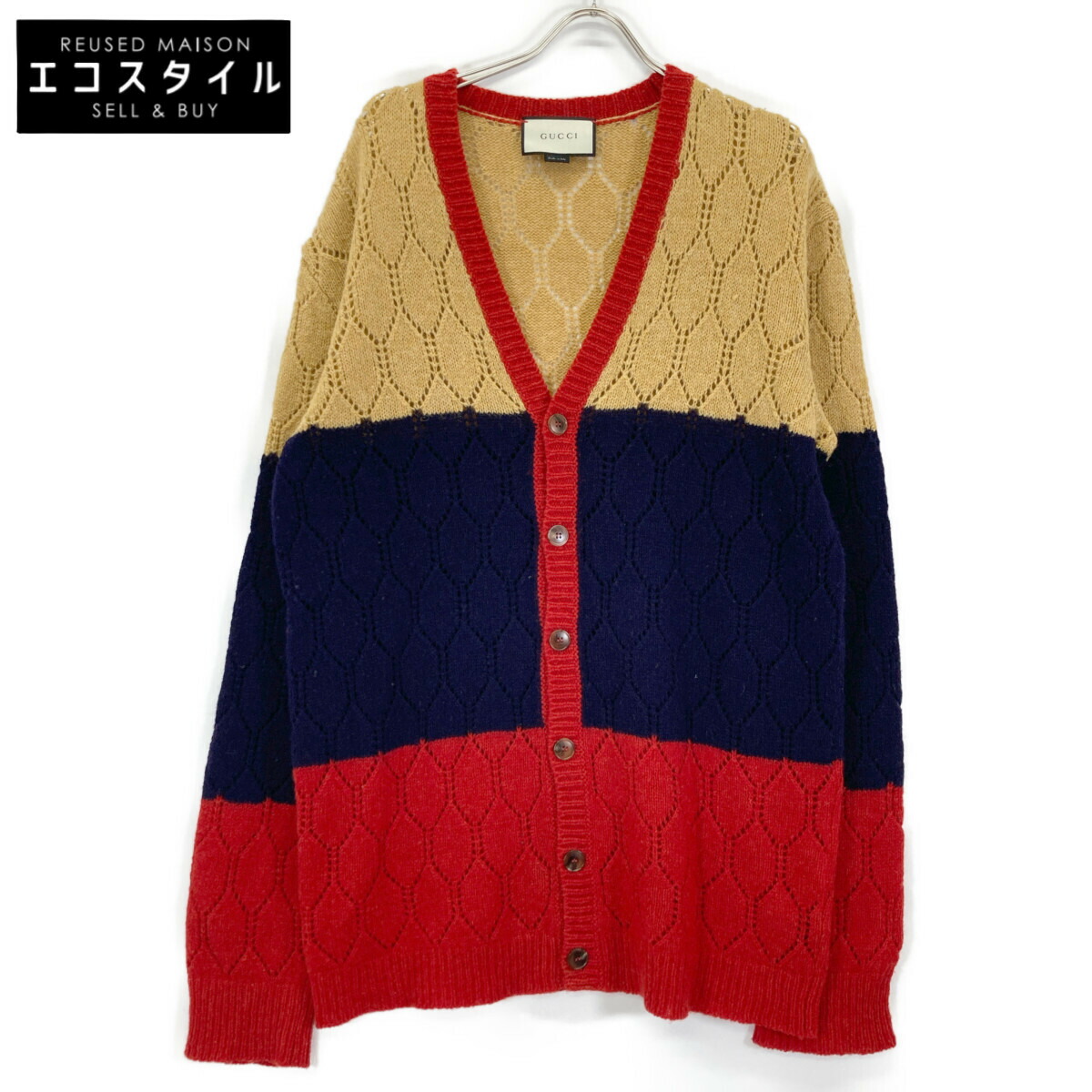 楽天市場】グッチ GUCCI ツーピース (襟付きカーディガン+