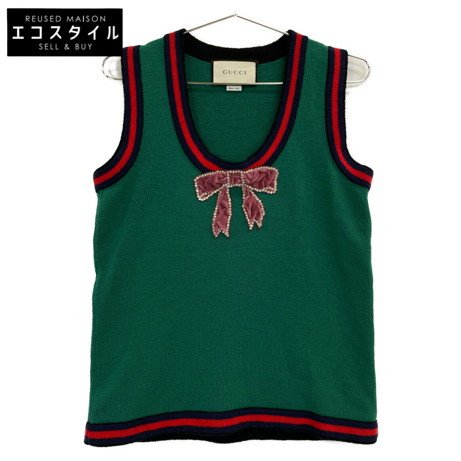 GUCCI ニットベスト GUCCI】秋を楽しむニットベスト｜【公式】ブランド古着・中古