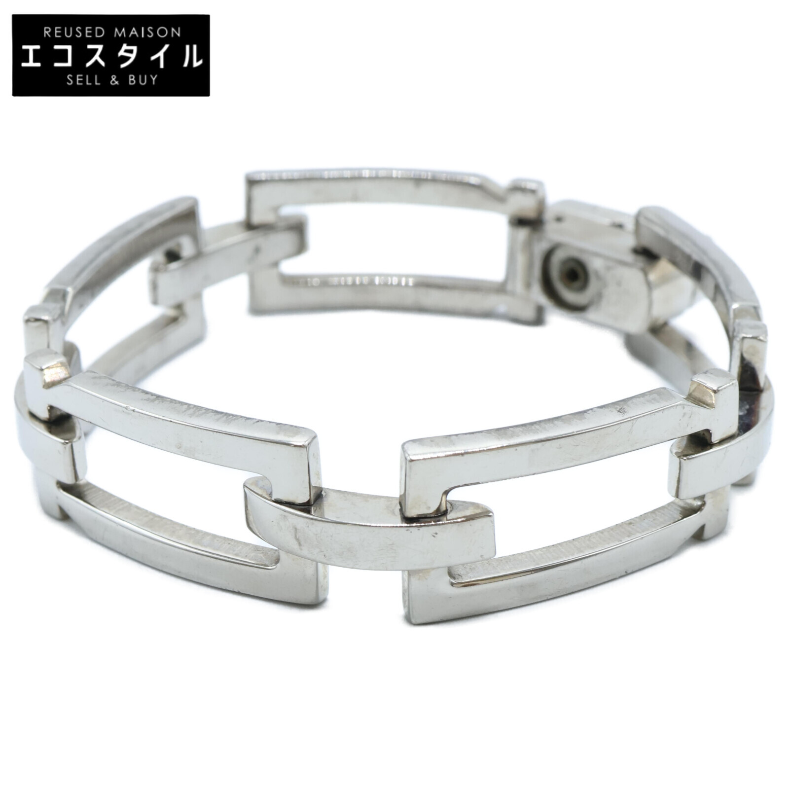 楽天市場】美品 フェラガモ ブレスレット ガンチーニ シルバー