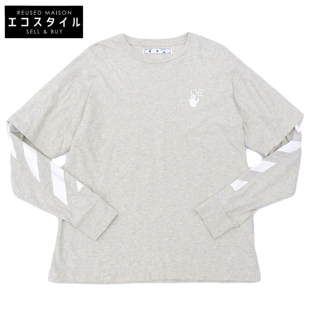 【メル46957】XL希少デザイン✨オフホワイト クロスアロー長袖Tシャツ 楽天市場】OFF-WHITE オフホワイト Tシャツ マーカー アロー