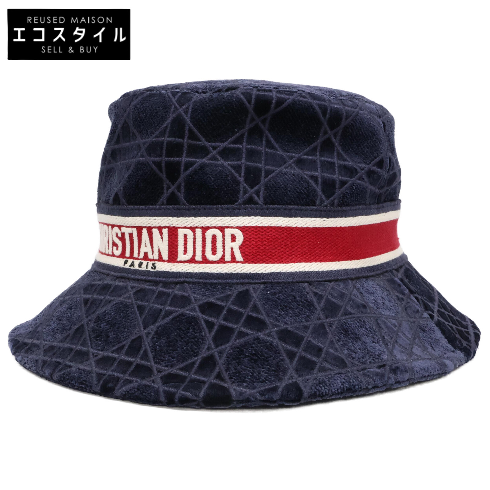 値下げしました　美品！Dior バケットハット　バケハ　ネイビー 美品】Dior☆バケットハット☆ネイビー☆57 - メルカリ