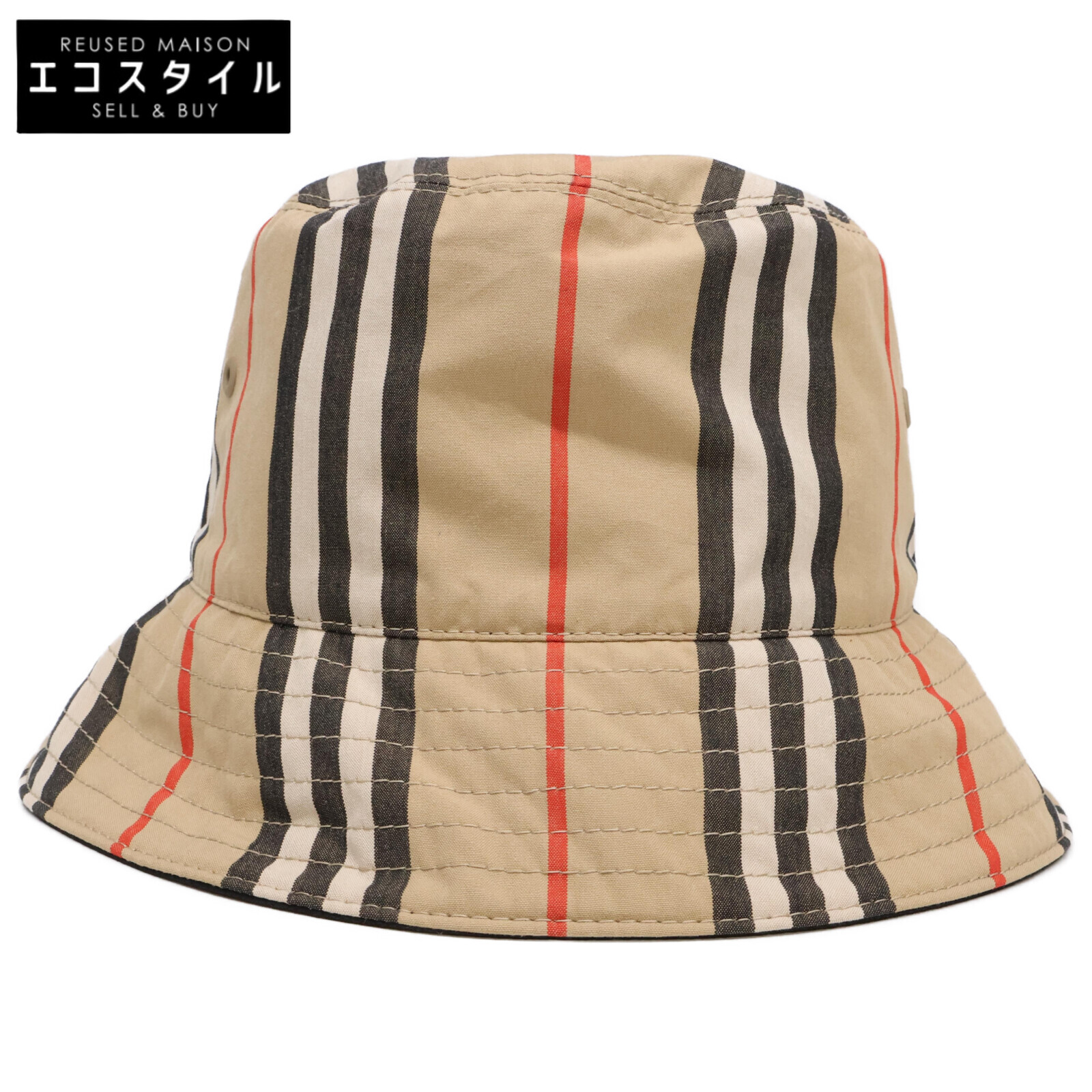 Burberry フェドラハット ベージュ SS25 BURBERRY(バーバリー) / バケットハット/XL/コットン/ベージュ