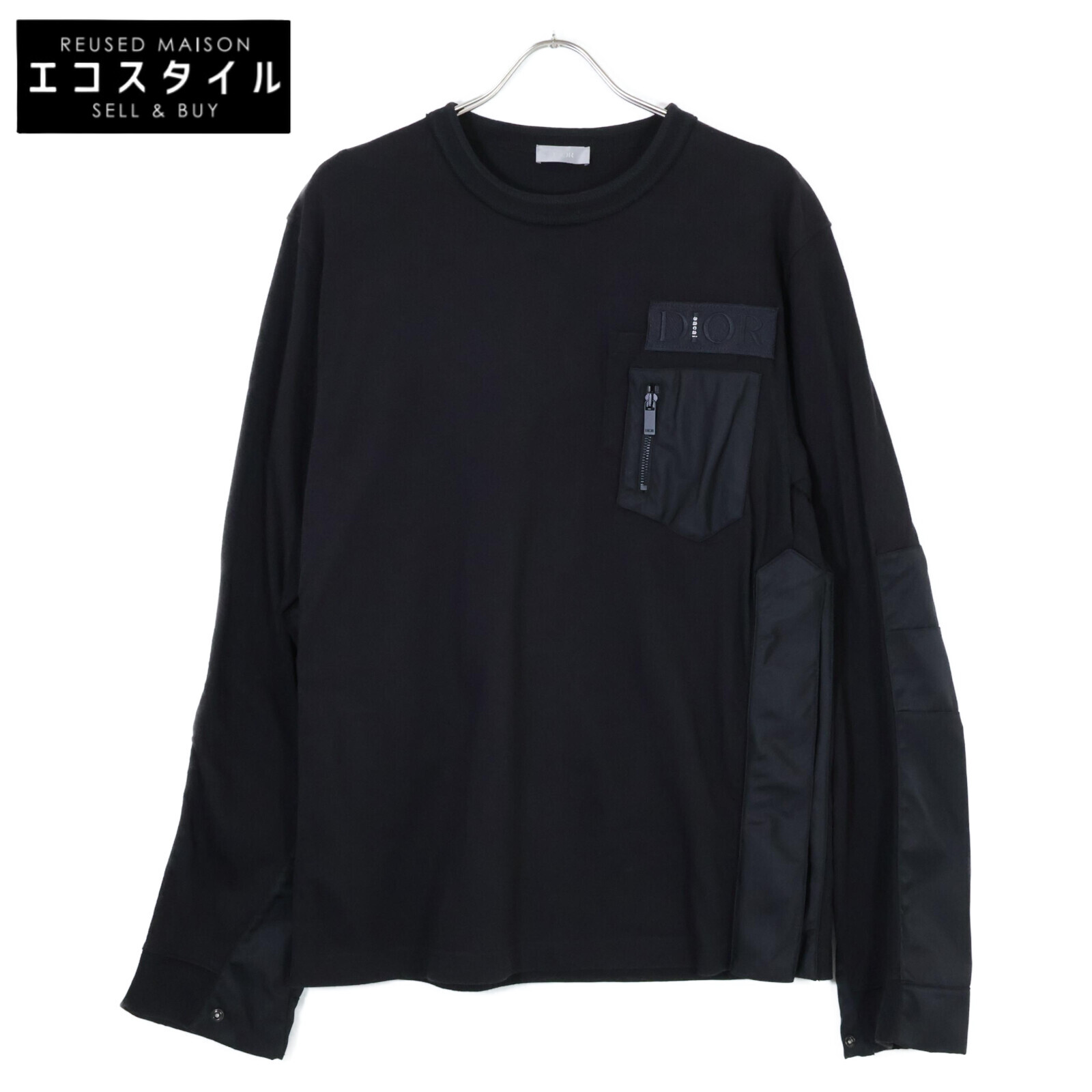 Dior オブリーク柄 パイル生地ロングTシャツ XS Dior オブリーク柄 パイル生地ロングTシャツ XS（ディオールオム