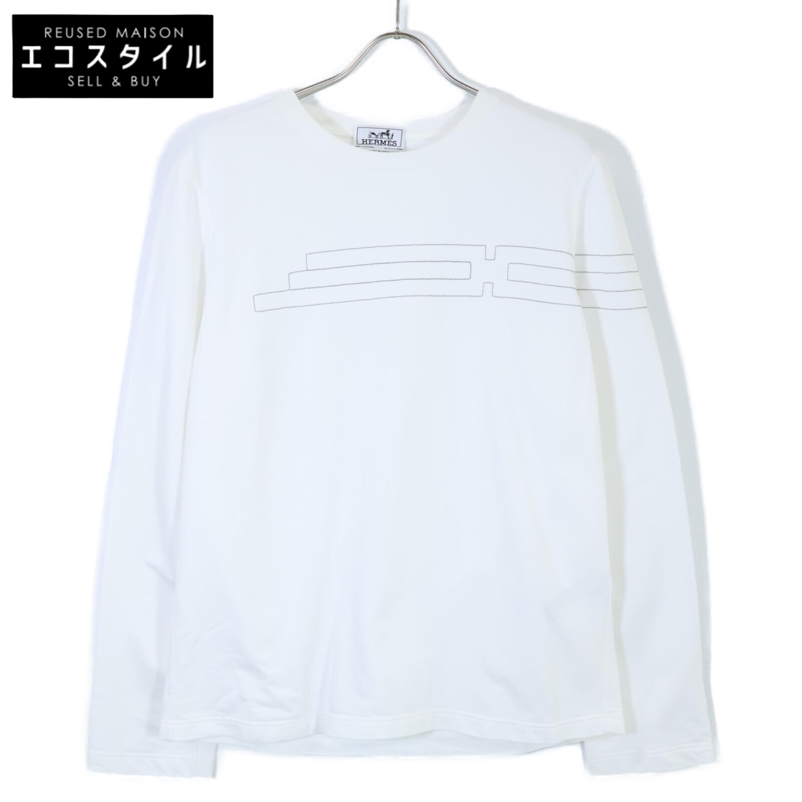 エルメス 長袖Tシャツ 楽天市場】HERMES エルメス Tシャツ サイズ:XL H ステッチ
