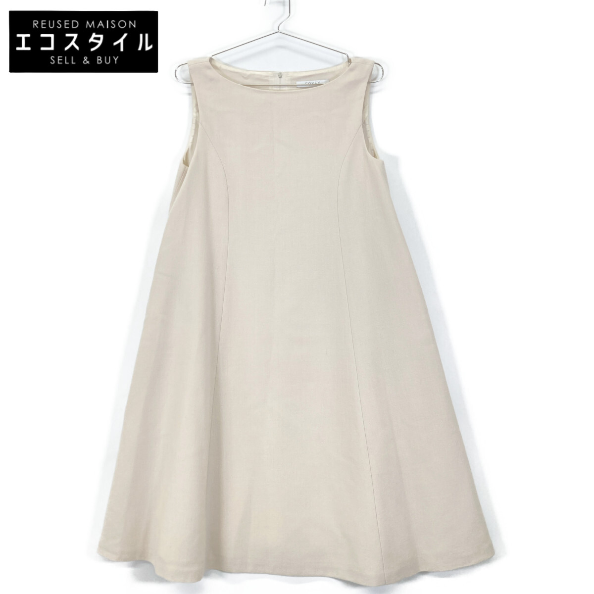 『美品』FOXEY フォクシー カシミヤ100% ノースリーブ　ワンピース 38 美品』FOXEY フォクシー カシミヤ100% ノースリーブ ワンピース