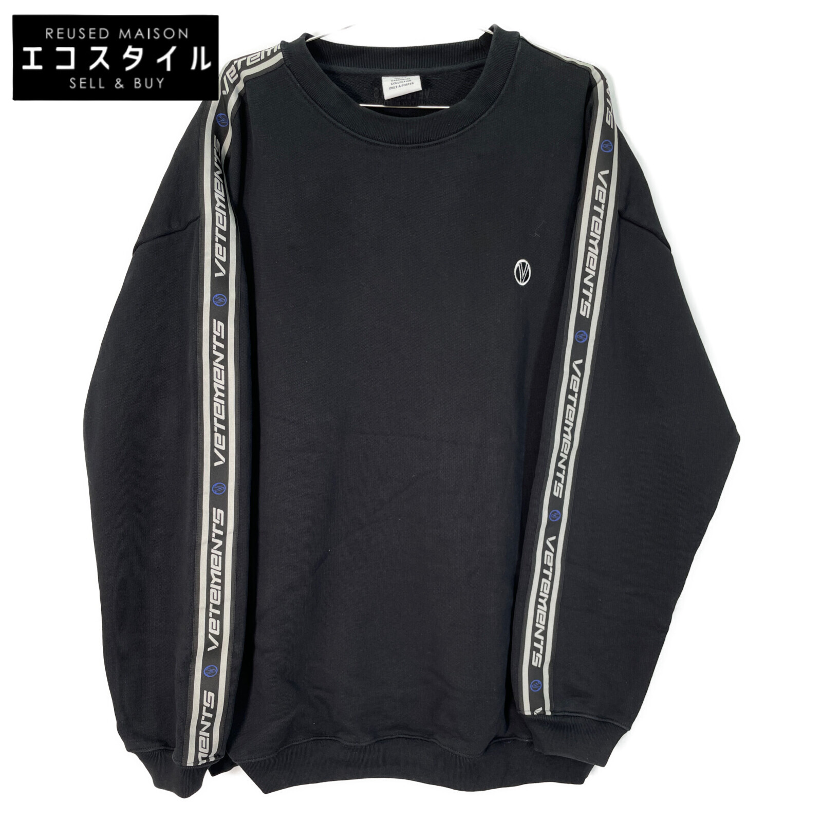 VETEMENTS ブラック スウェット SS24-TSU05R-99X_F0.jpg?v=