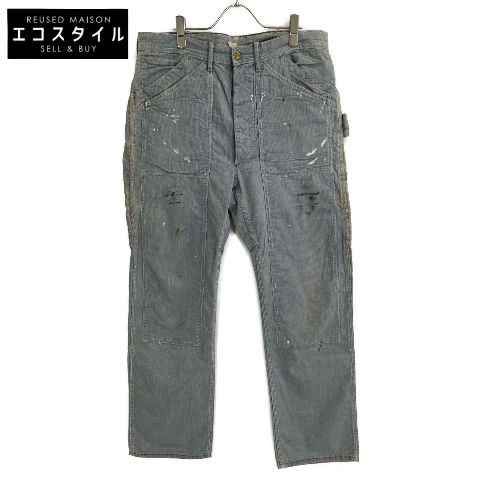 RRL ダブルアールエル　ペイント加工ペインターパンツ　34×32 RRL ダブルアールエル ペイント加工ペインターパンツ 34×32