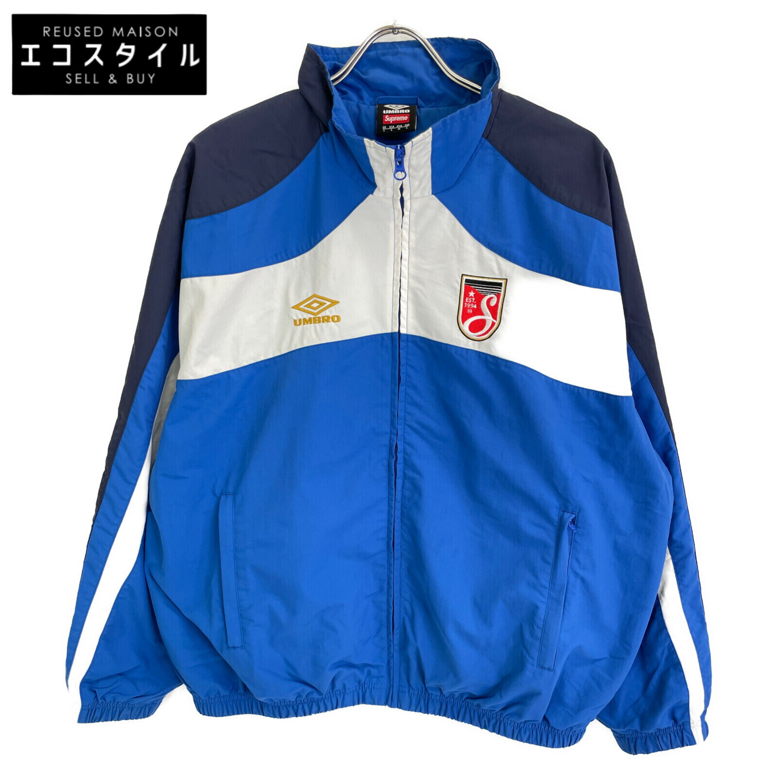 シュプリーム　アンブロ　コラボ　ナイロントラックジャケット　XL 美品 Supreme x Umbro☆洗練された芸術☆トラック ジャケット