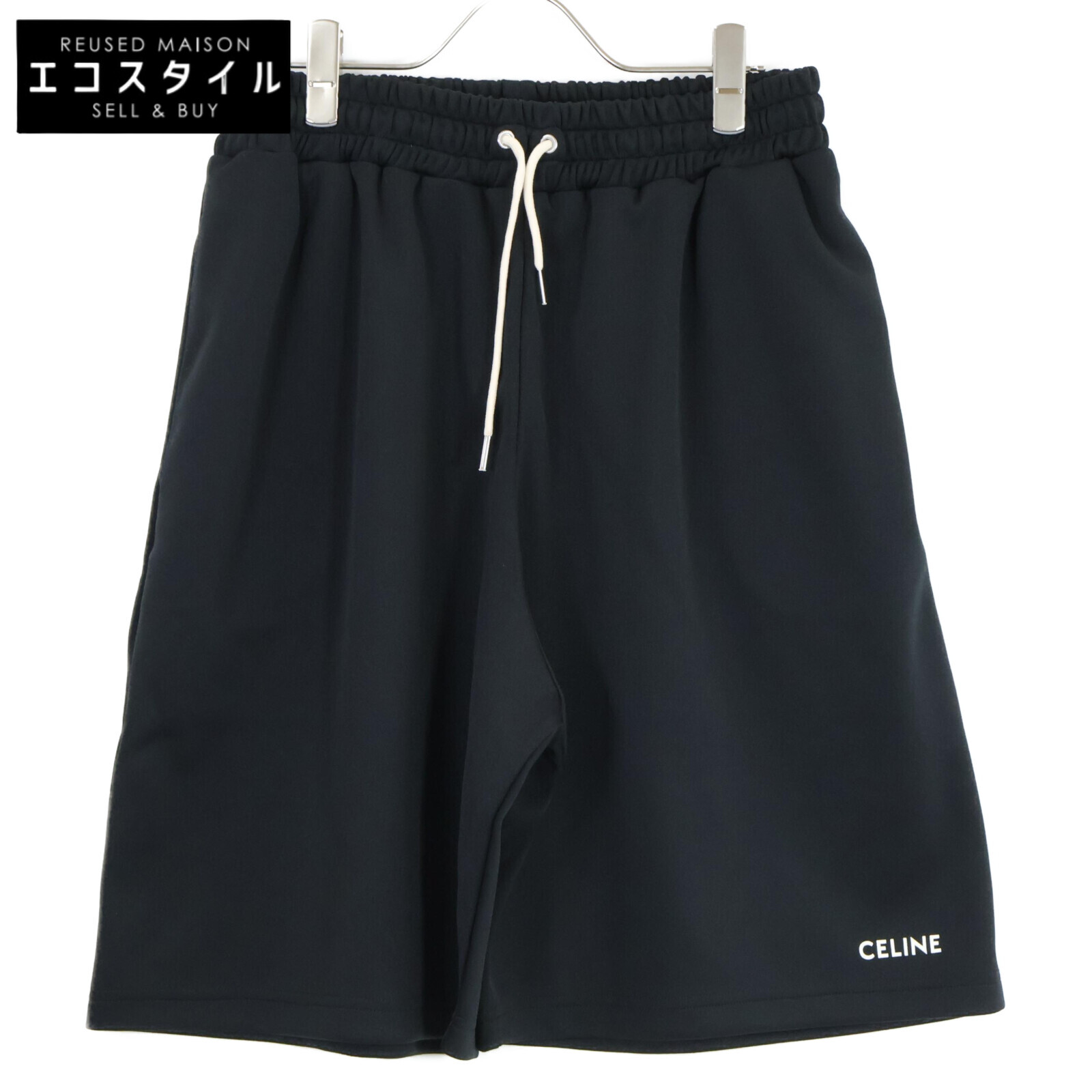 CELINE 黒 セリーヌ　ハーフパンツ　Mサイズ 正規品 セリーヌ ハーフパンツ ブラック M 短パン ショーツ