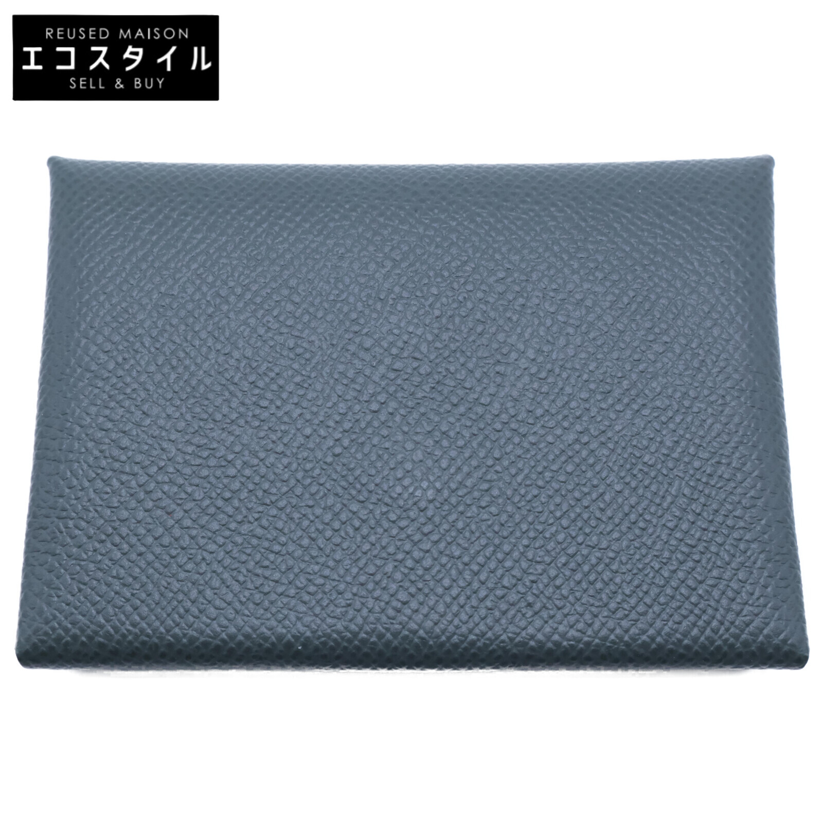美品 エルメス レザー マンハッタン 名刺入れ 刻印:X ネイビー ブラック imgrc0115700956.jpg