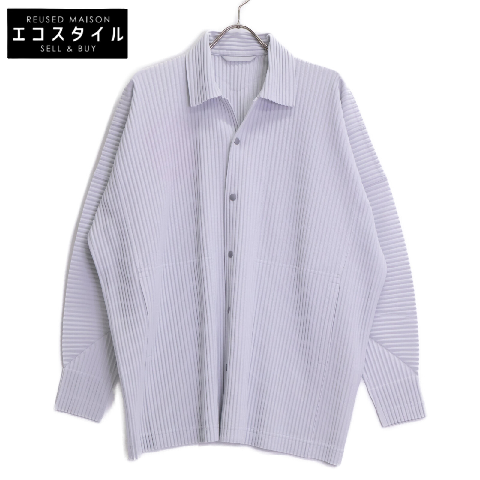 オムプリッセ　イッセイミヤケ　プリーツ　ノーカラー　ジップブルゾン 新品 HOMME PLISSE ISSEY MIYAKE オムプリッセ イッセイミヤケ
