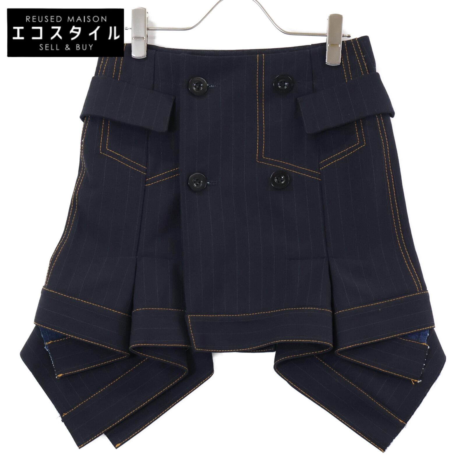 Sacai コットンスカート2019SS Size1 楽天市場】sacai サカイ 24AW Pattern Knit Print Skirt ニット