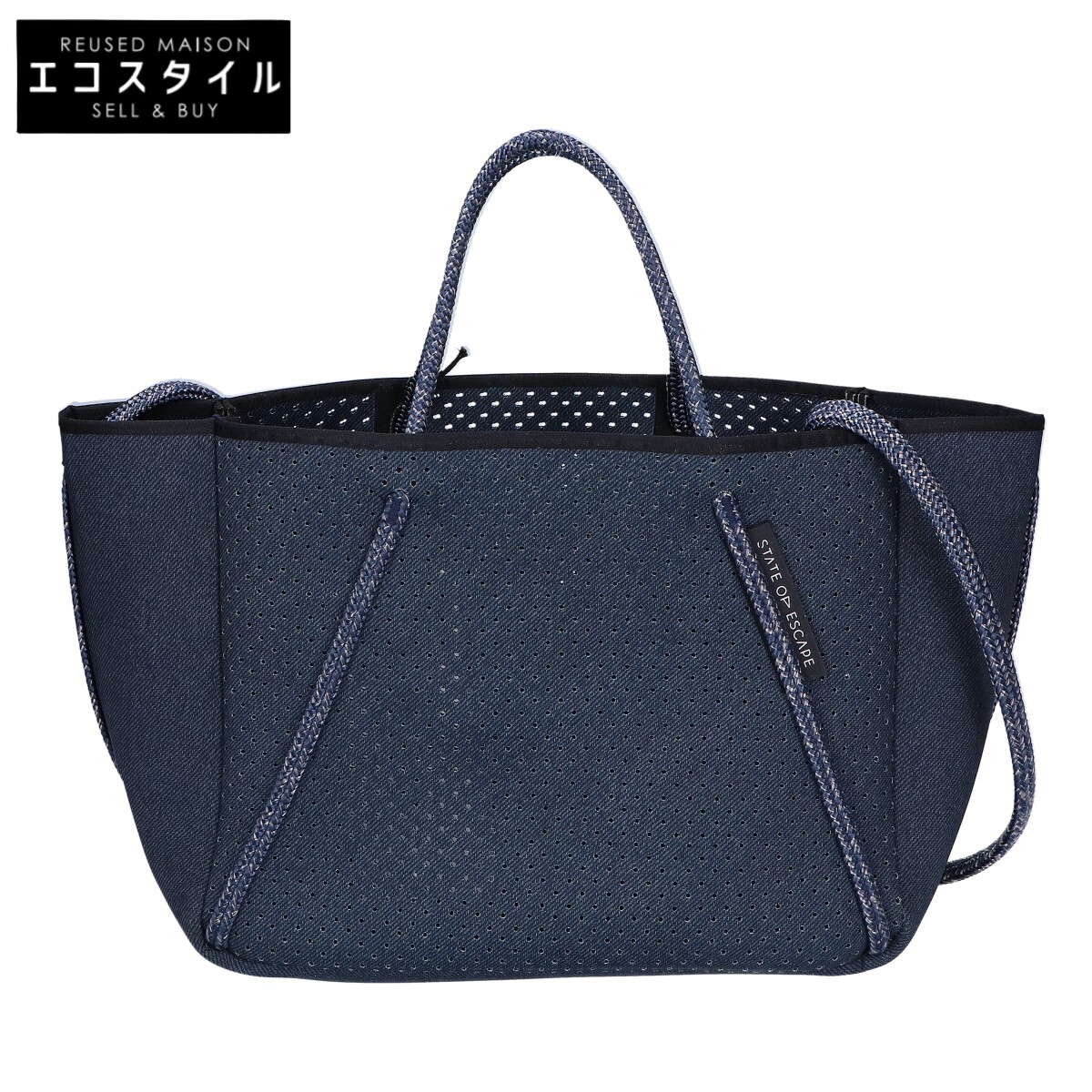 【美品】State of Escape フライングソロ　ラベンダー トートバッグ フライングソロ ハイライトフレック ブラック｜Totes｜STATE OF
