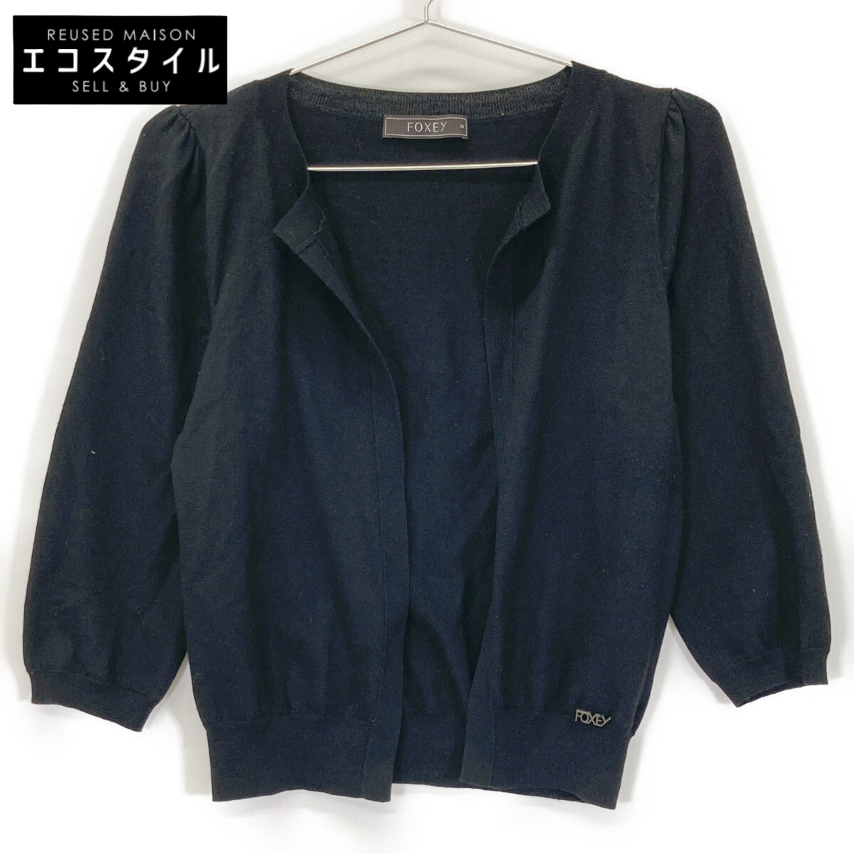 楽天市場】FOXEYフォクシー 新品同様□36689 Cardigan カシミヤ100