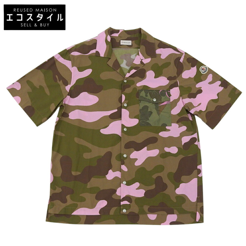 MONCLER モンクレール 総柄 アロハシャツ 新品 MONCLER モンクレール シャツ アロハシャツ フローラル