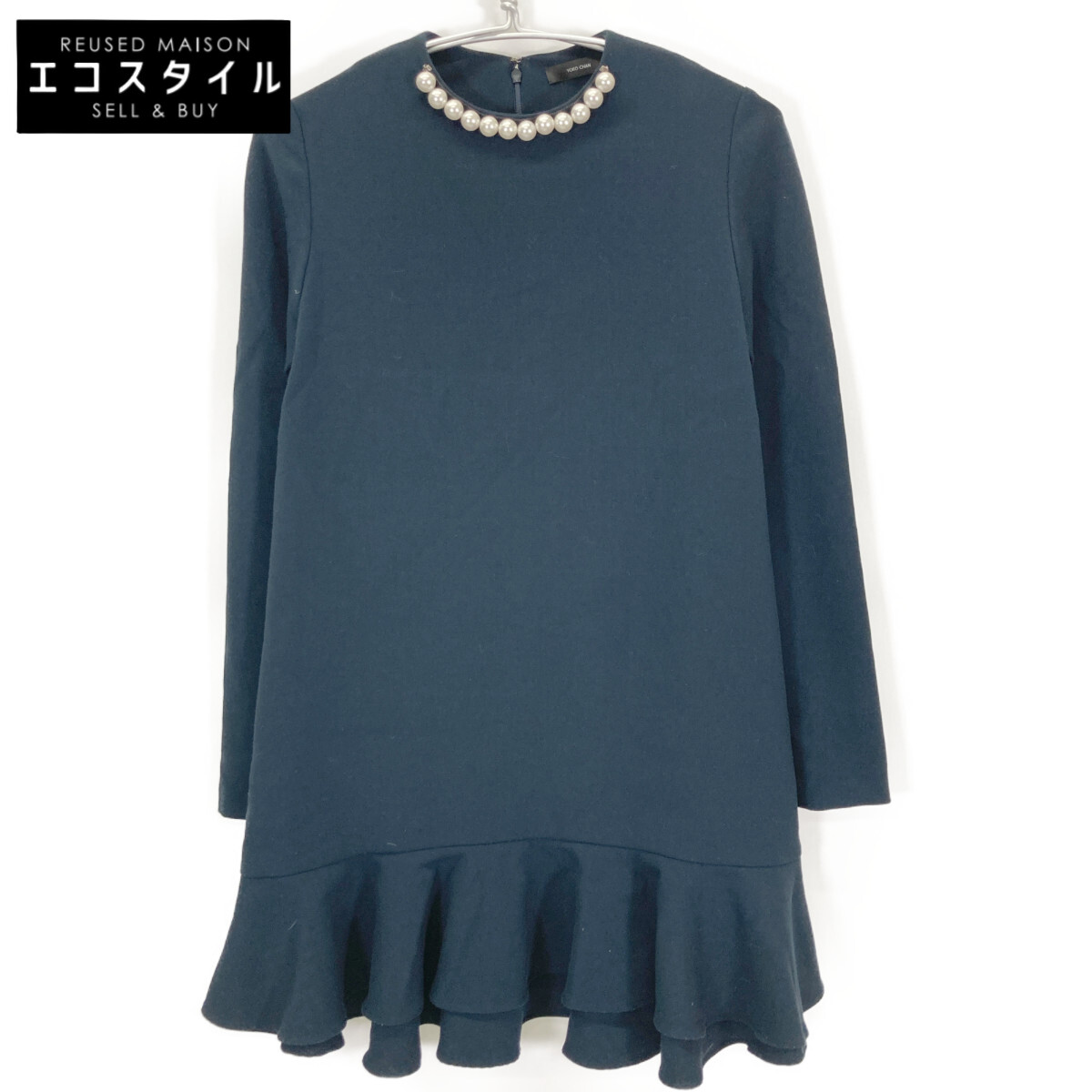 楽天市場】【ヨーコチャン】YOKO CHAN ペプラム ワンピース