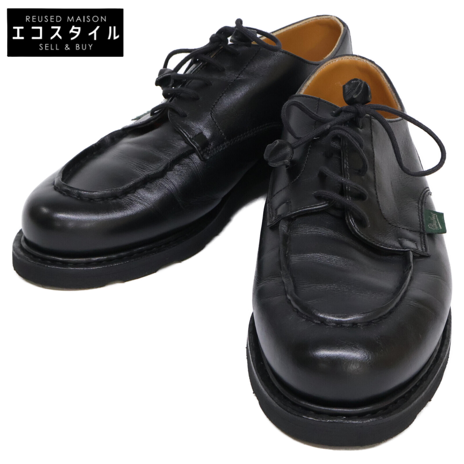 パラブーツ　エディフィス　黒　サイズ6 Paraboot(パラブーツ) / エディフィス別注/CHAMBORD/ドレス