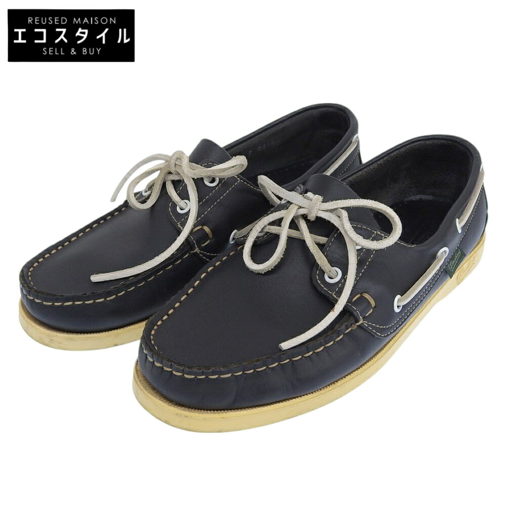 パラブーツ デッキシューズ ユナイテッドアローズ別注 ネイビー 8 極美品 別注】＜Paraboot＞ MALO/スエード デッキシューズ