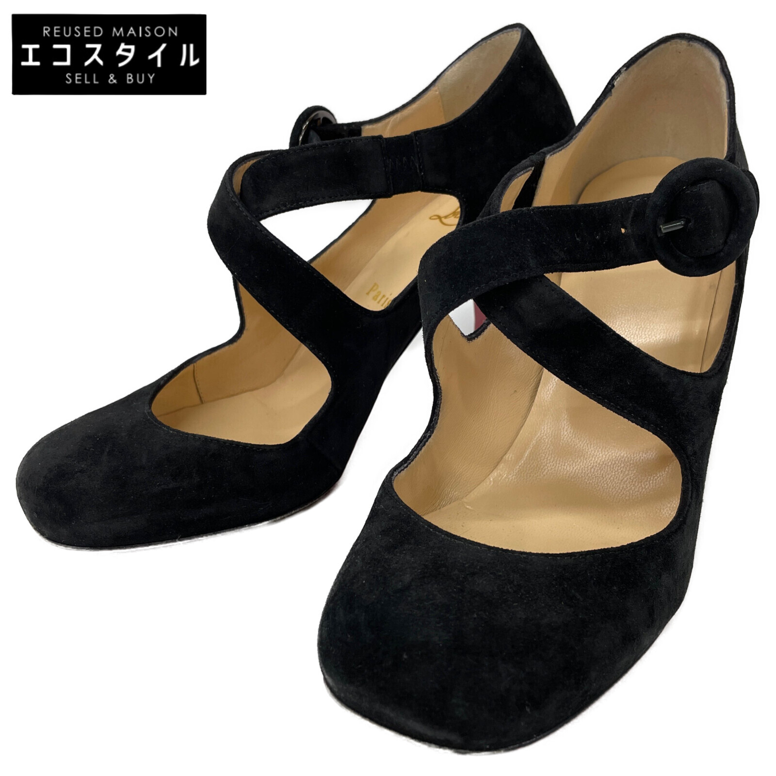 美品 クリスチャンルブタン パテントレザー ラウンドトゥヒール ハイヒール 37 楽天市場】Christian Louboutin【クリスチャンルブタン】クロス