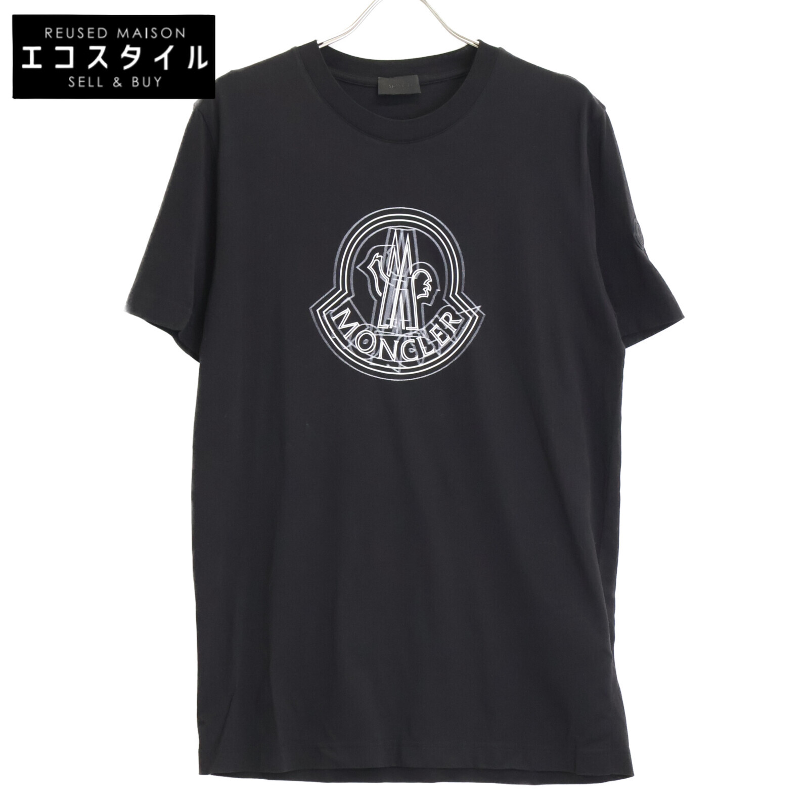 ［極美品］モンクレール　レディース　ワンポイント　Tシャツ 極美品］モンクレール ワンポイントTシャツ ホワイト - メルカリ