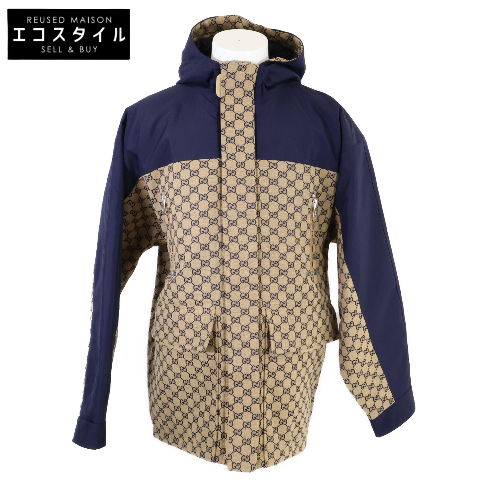 【新品未使用】GUCCI フード付き中綿ジャケット 715536 2023AW 中古・古着通販】GUCCI×THE NORTH FACE (グッチ×ザノース