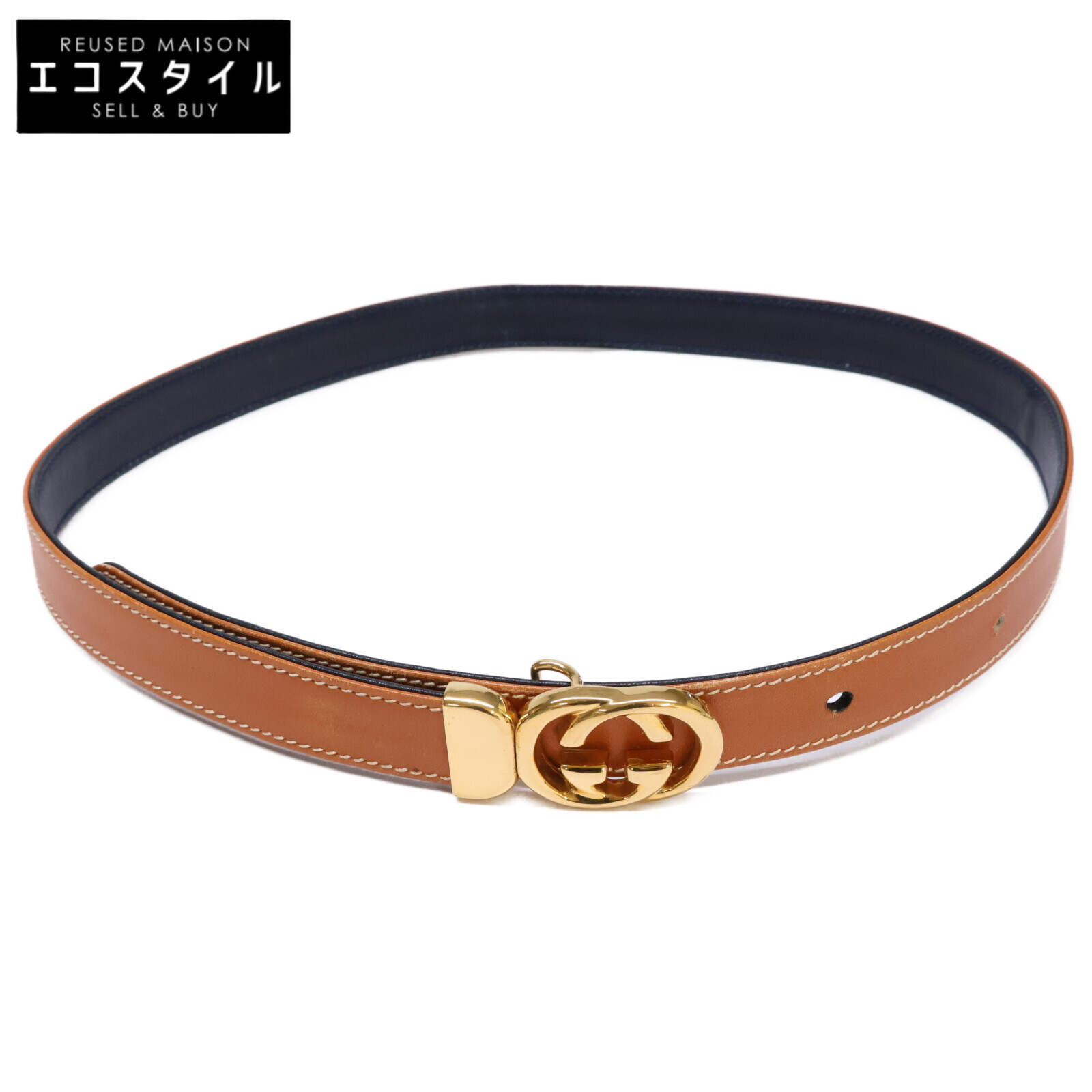 楽天市場】GUCCI グッチ Gバックル レディースベルト レザー 黒