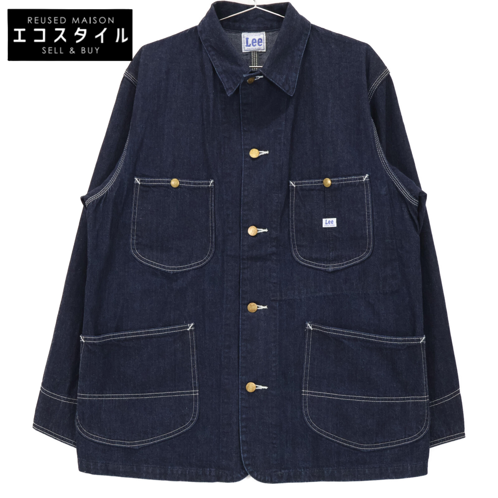 Lee リー カバーオール 44J メモリアルジャケット ハンドステッチ 一点物 Lee リー カバーオール 44J メモリアルジャケット ハンド