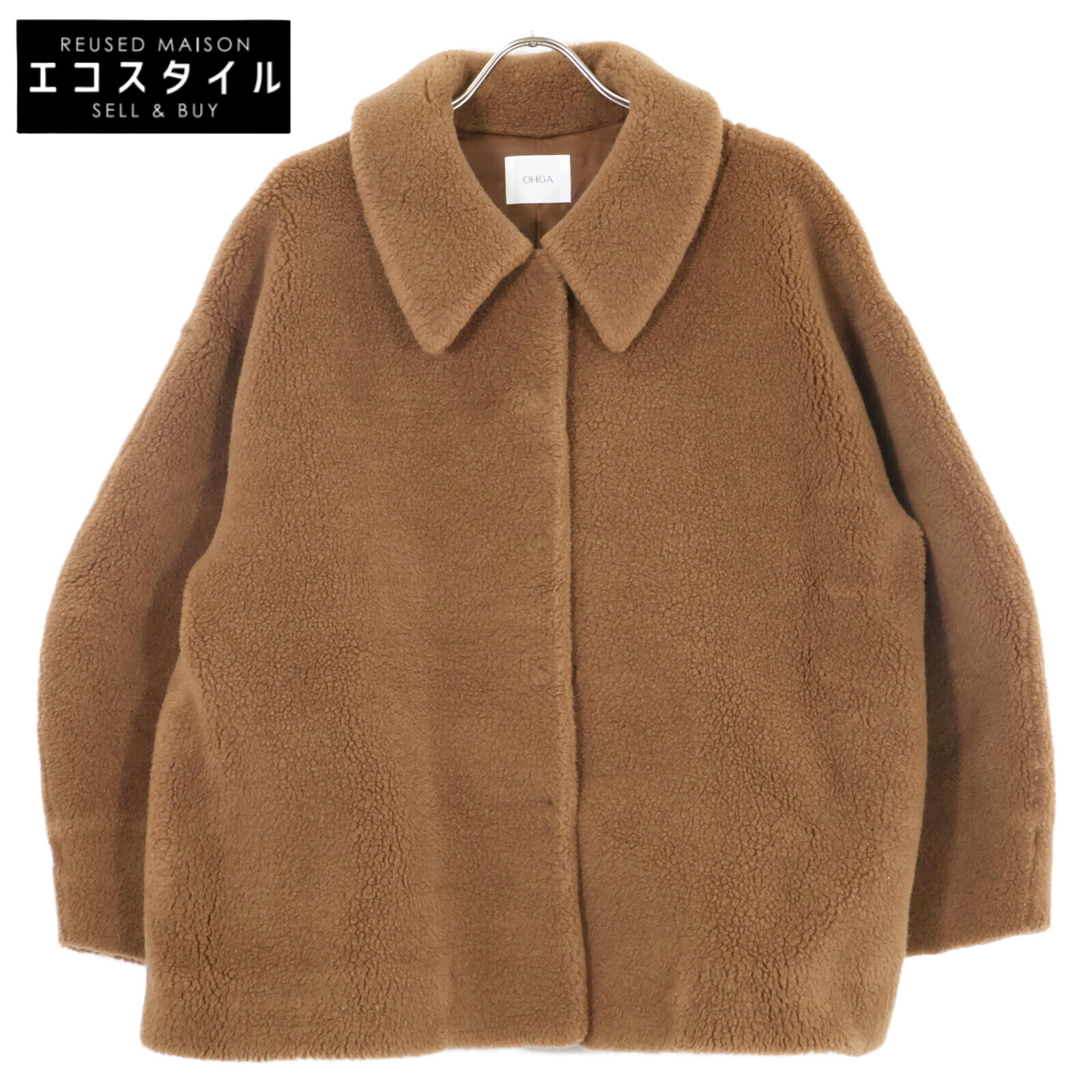 楽天市場】OHGA エコムートンコート ベージュ M '22年 新品