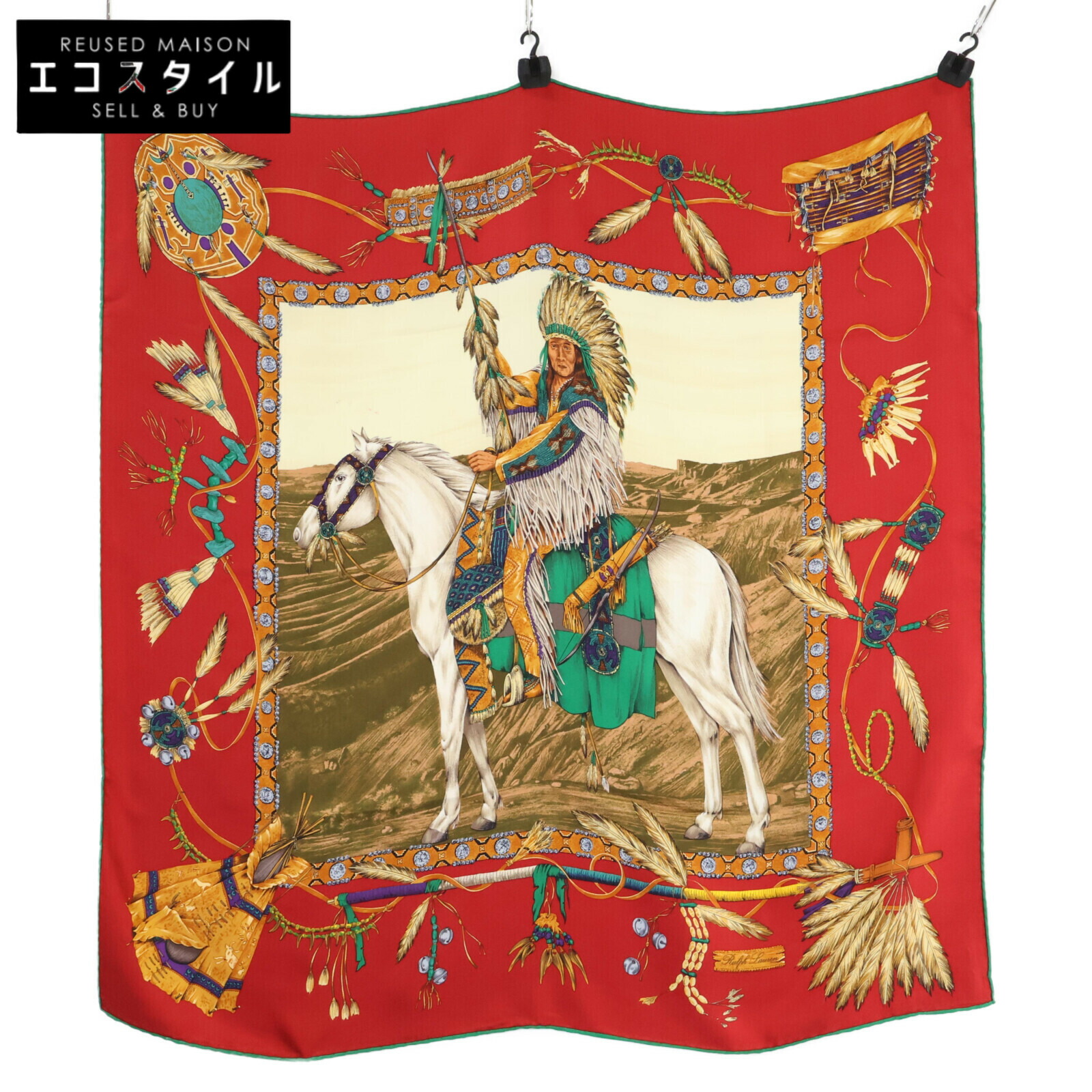 楽天市場】【中古】RRL バンダナ 総柄スカーフ 417914821001
