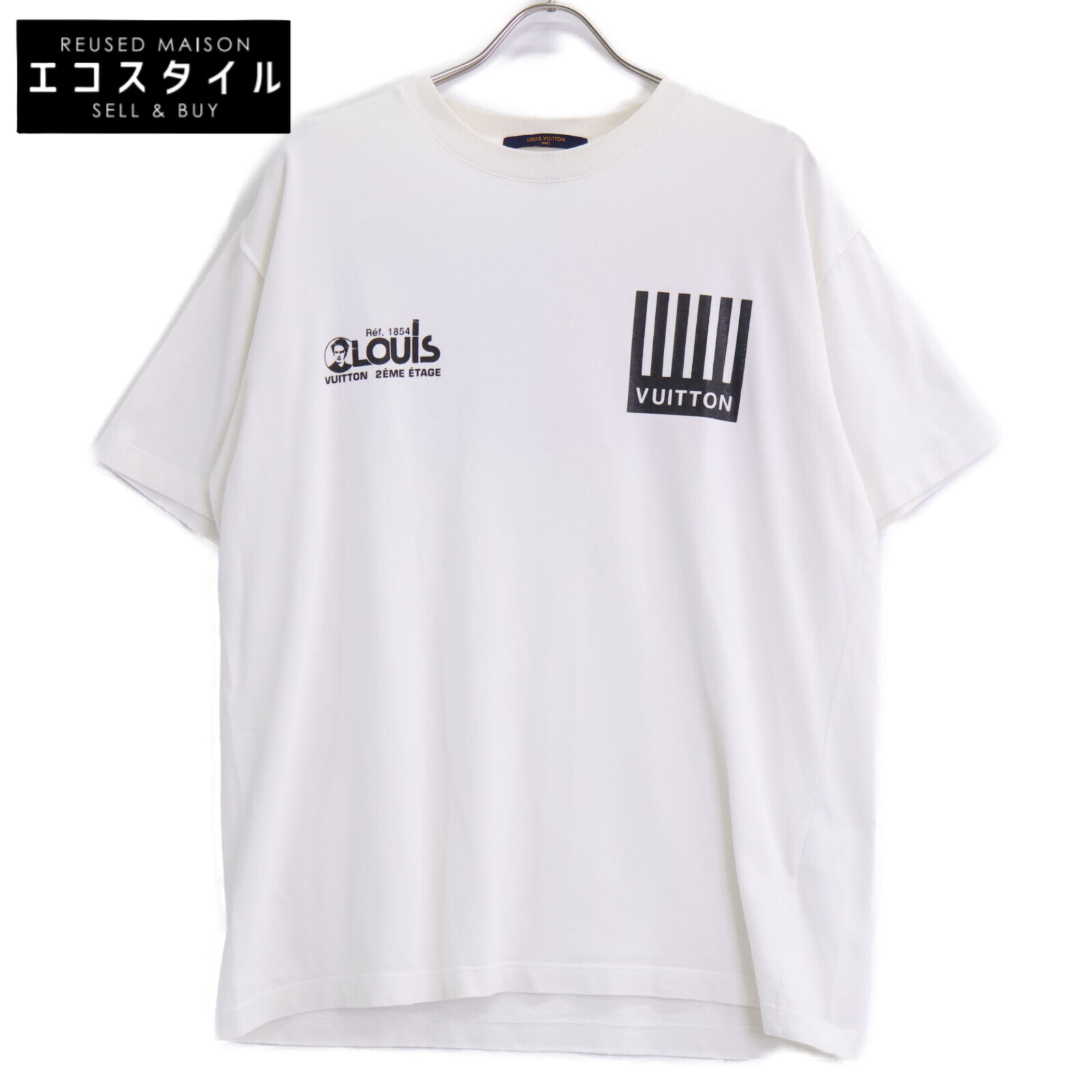 Louis Vuitton エンボスロゴ 半袖Tシャツ LOUIS VUITTON - 【箱付☆美品】LOUIS VUITTON Tシャツ エンボス